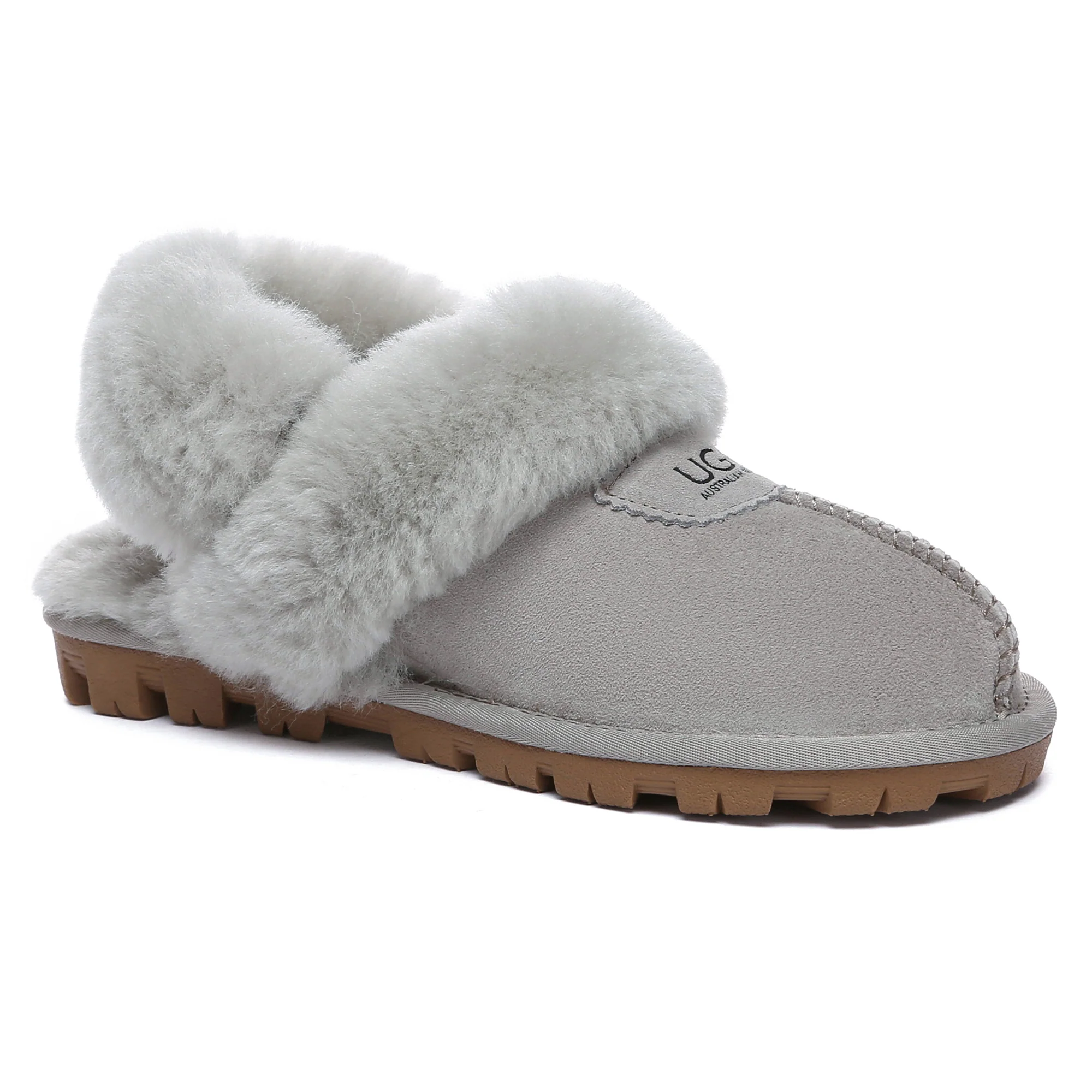 UGG Removable Slingback Waffle Fluffy Slippers - Image 29