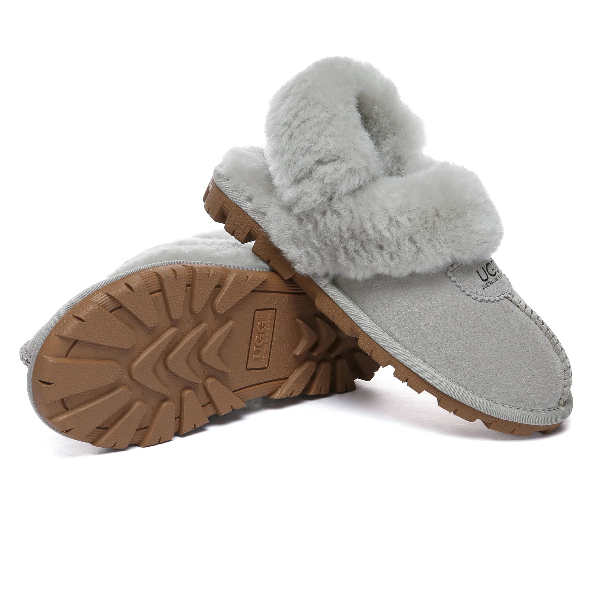UGG Removable Slingback Waffle Fluffy Slippers - Image 30