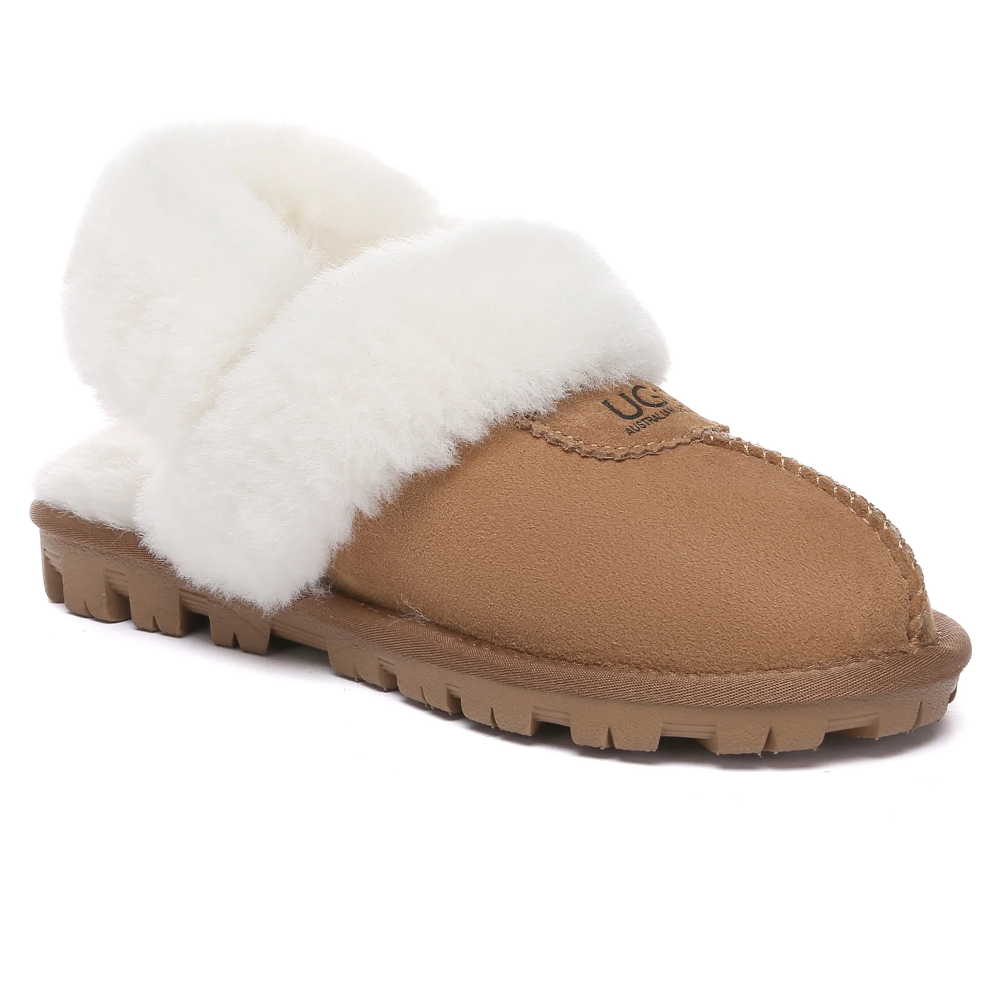 UGG Removable Slingback Waffle Fluffy Slippers - Image 4