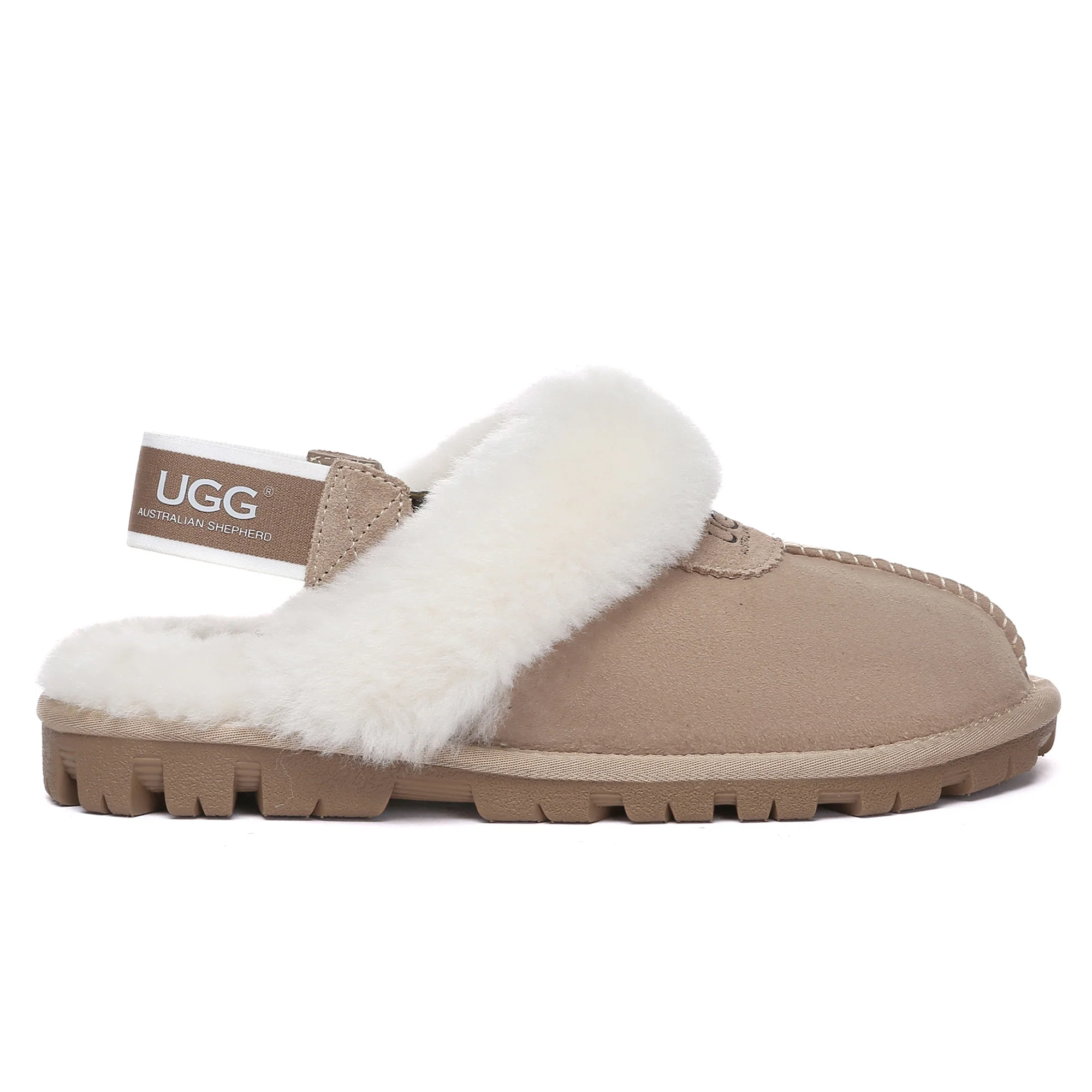 UGG Removable Slingback Waffle Fluffy Slippers - Image 6