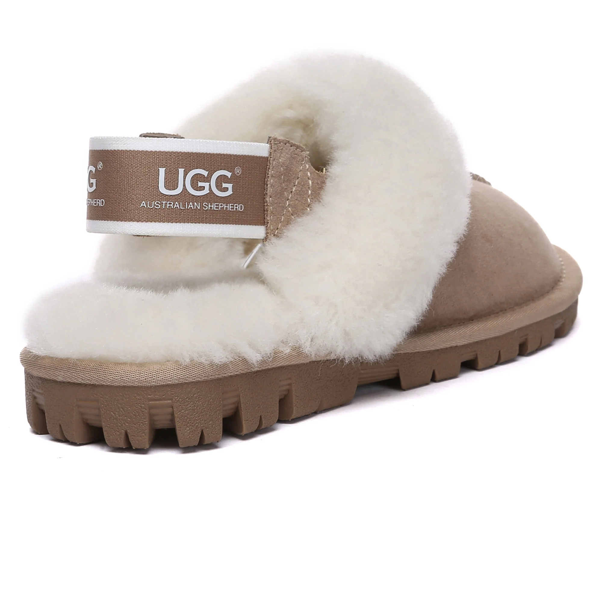 UGG Removable Slingback Waffle Fluffy Slippers - Image 7