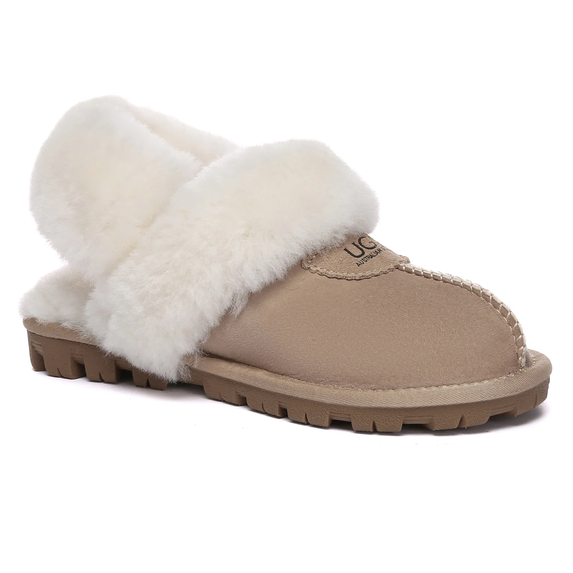UGG Removable Slingback Waffle Fluffy Slippers - Image 9