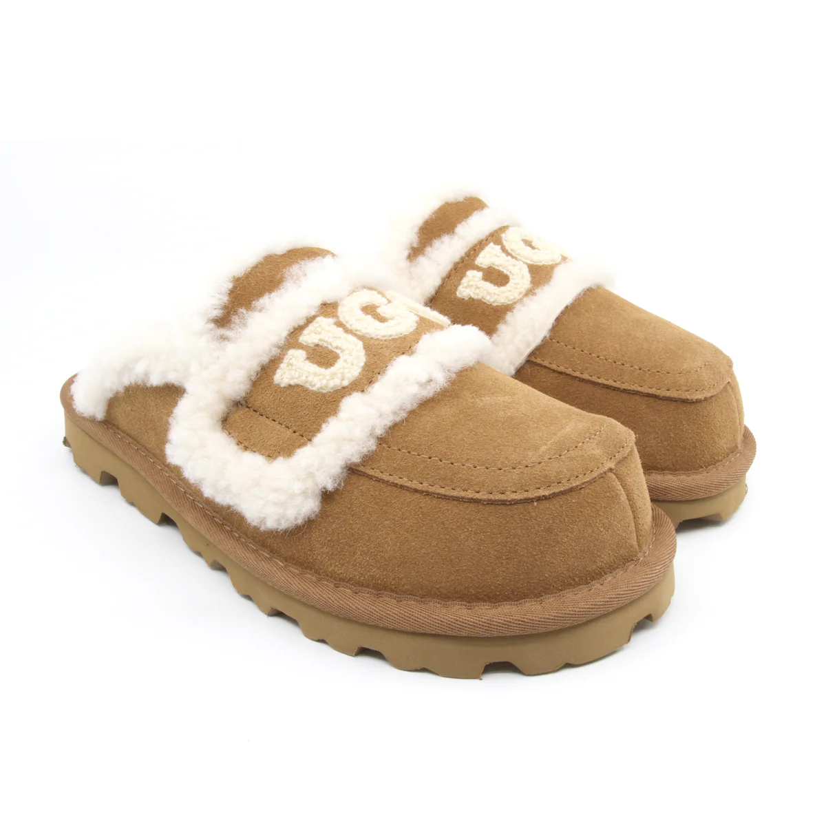 UGG Shearling Comfort Sole Slippers - Image 5