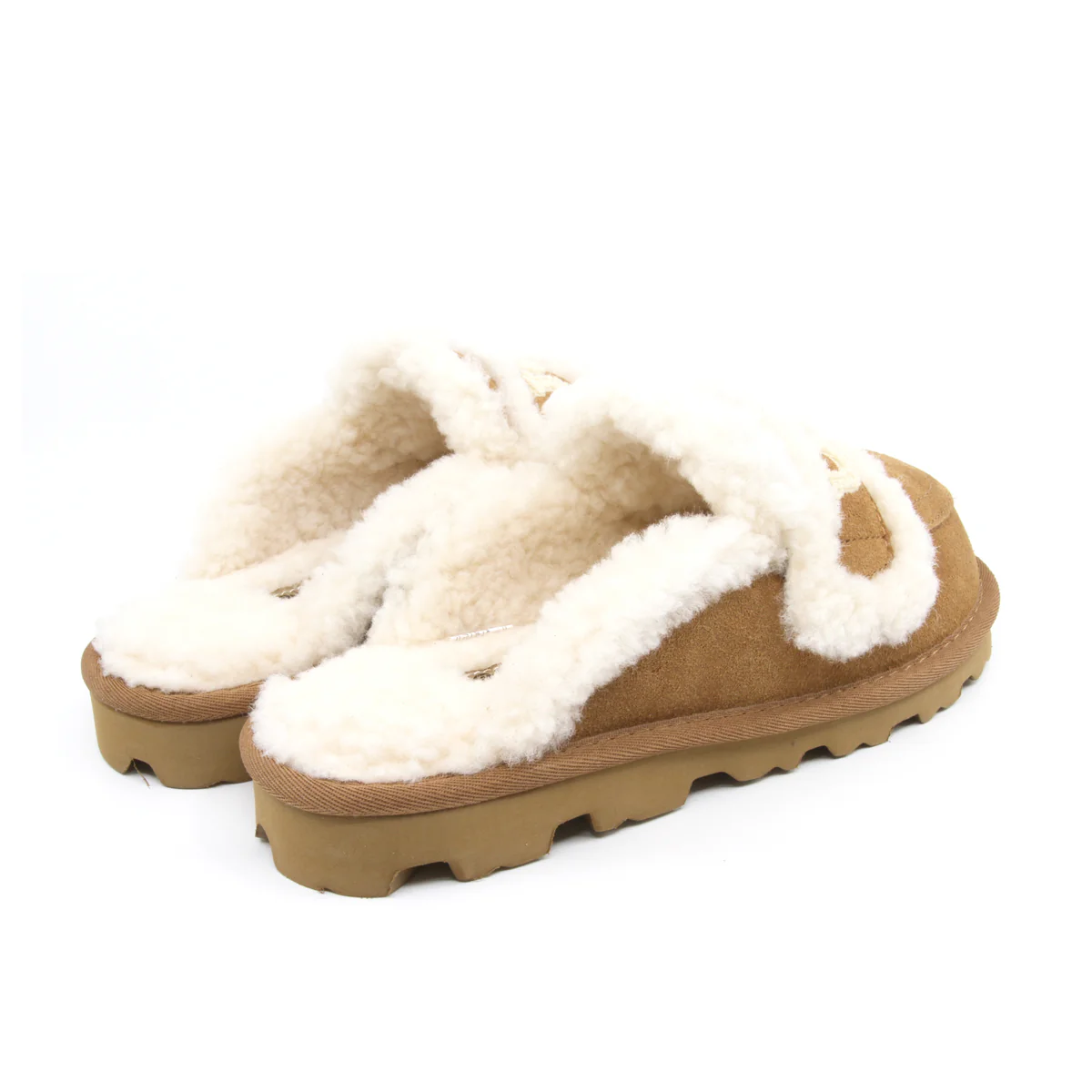 UGG Shearling Comfort Sole Slippers - Image 6