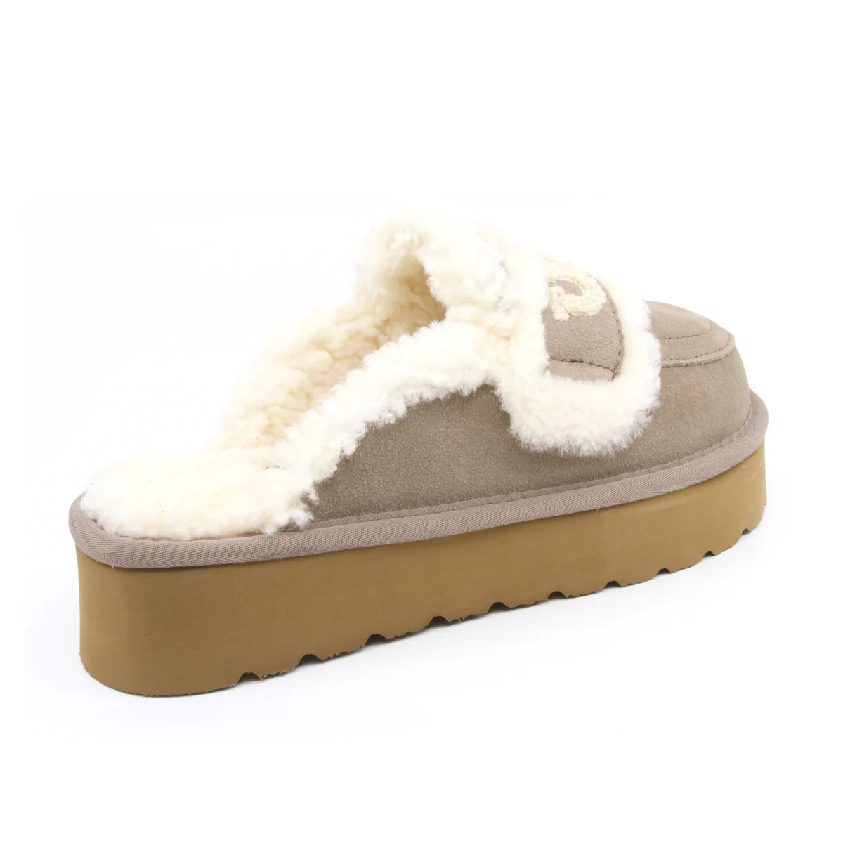 UGG Shearling Platform Slippers - Image 10