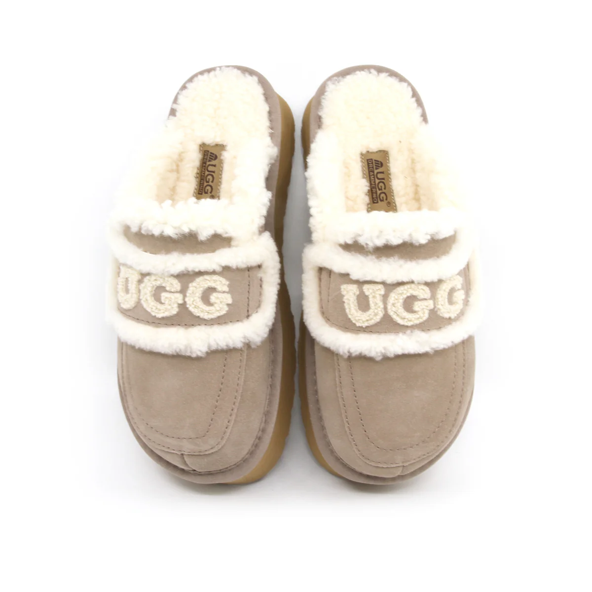 UGG Shearling Platform Slippers - Image 14