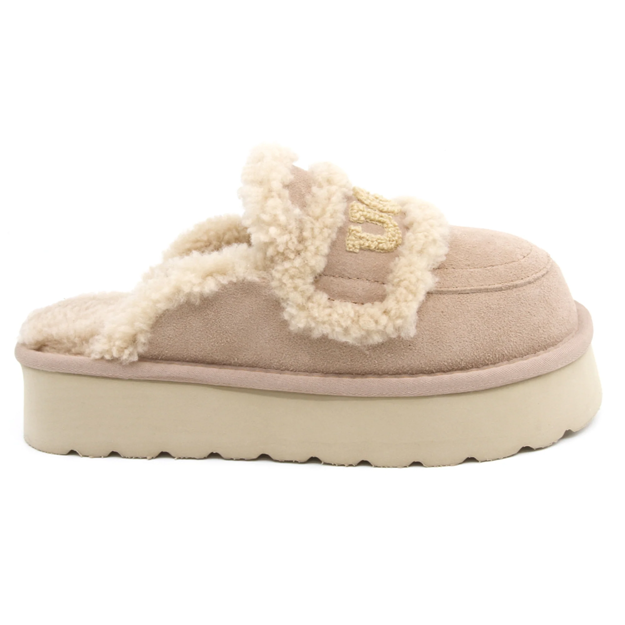UGG Shearling Platform Slippers - Image 15