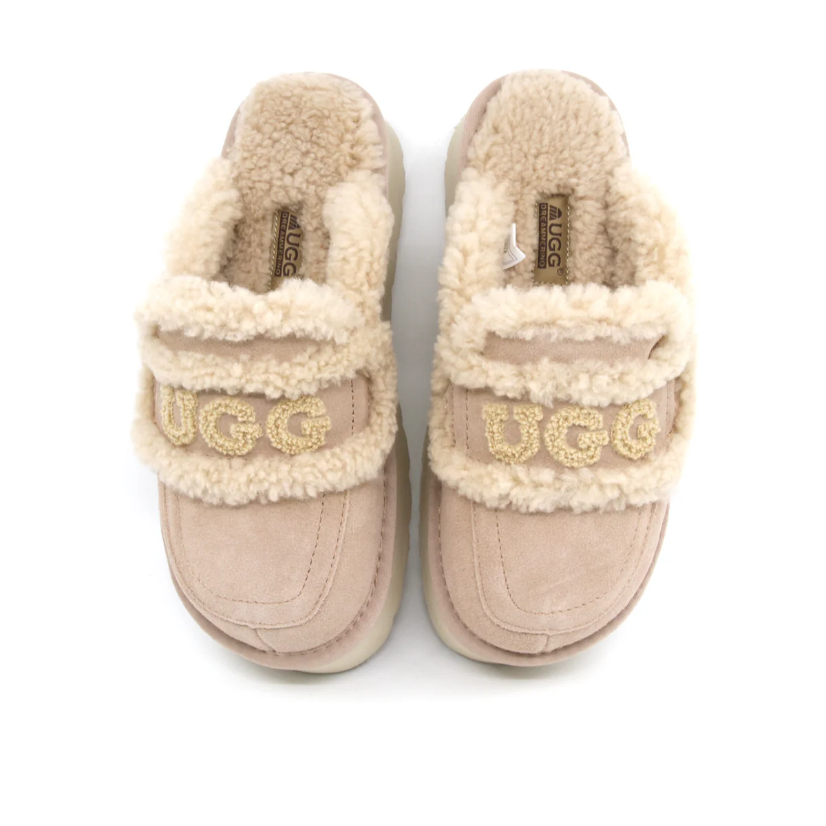 UGG Shearling Platform Slippers - Image 19
