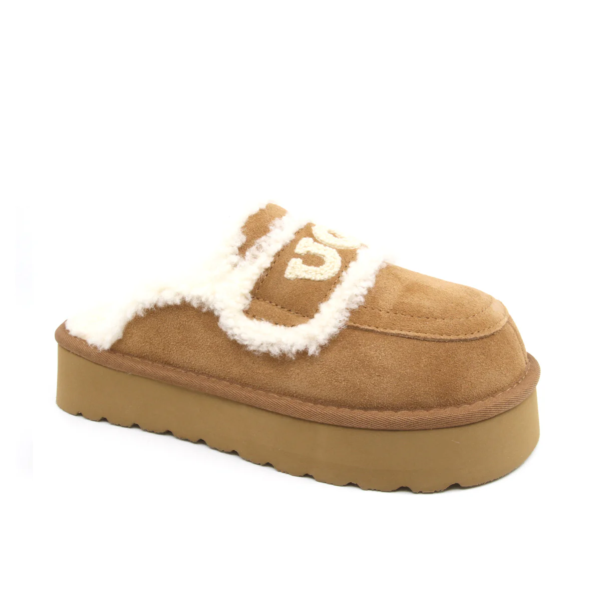 UGG Shearling Platform Slippers - Image 2