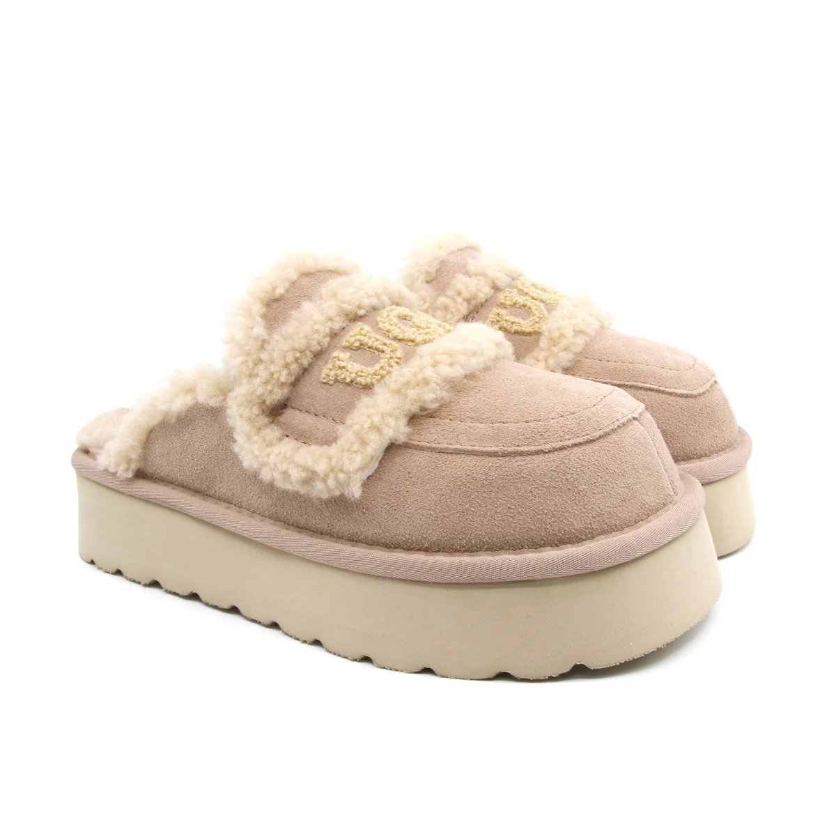 UGG Shearling Platform Slippers - Image 20