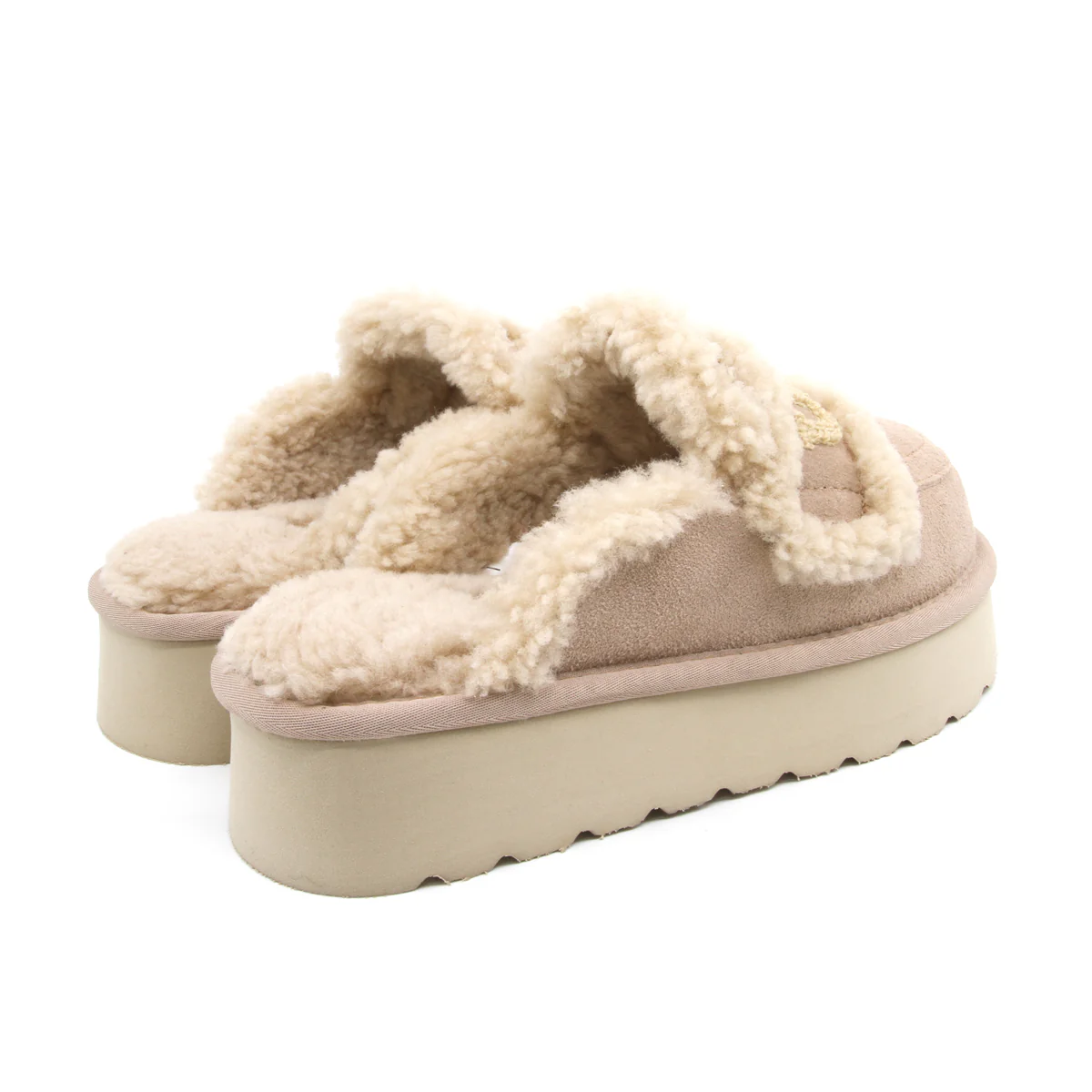 UGG Shearling Platform Slippers - Image 21