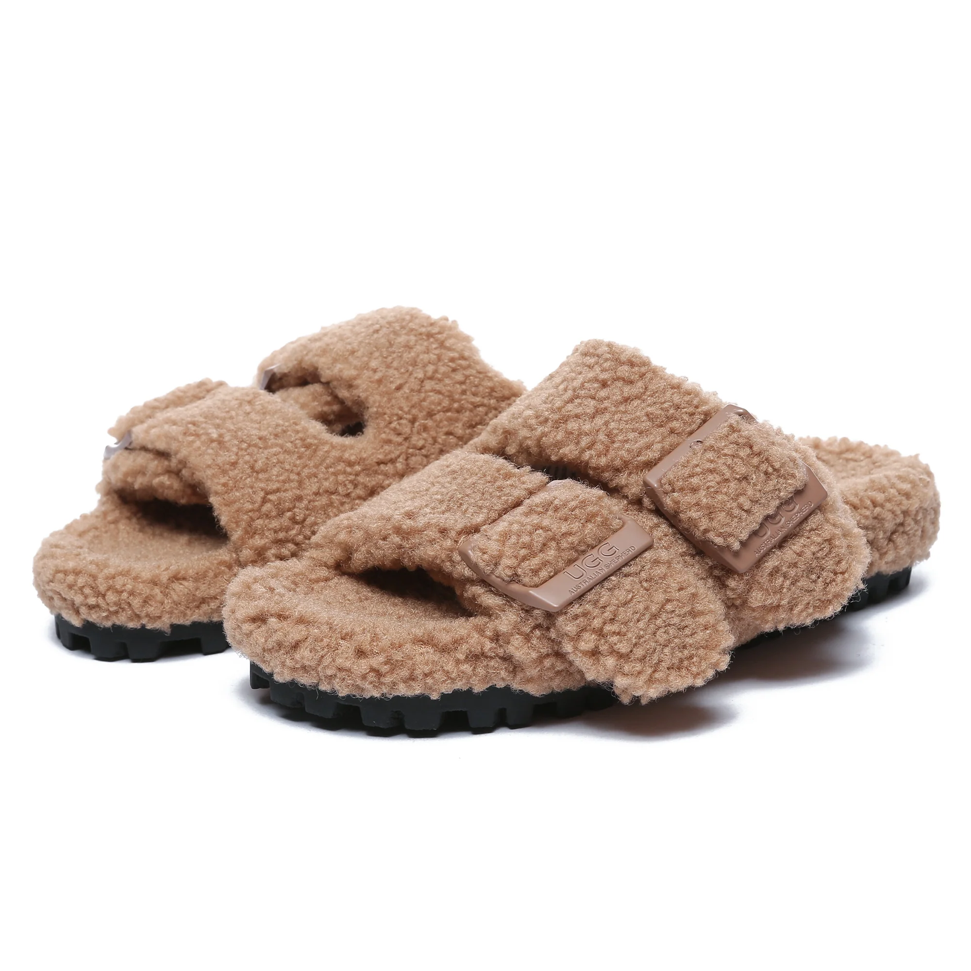 UGG Slippers Women Adjustable Buckle Sandal Slides Ella - Image 14
