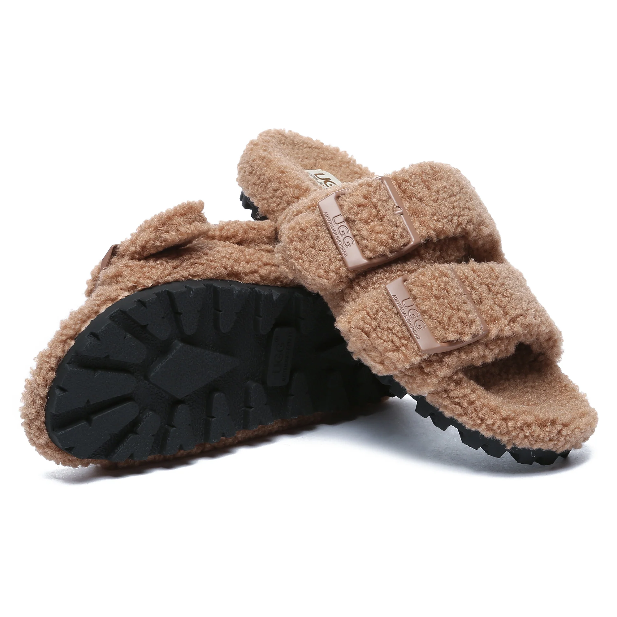 UGG Slippers Women Adjustable Buckle Sandal Slides Ella - Image 15