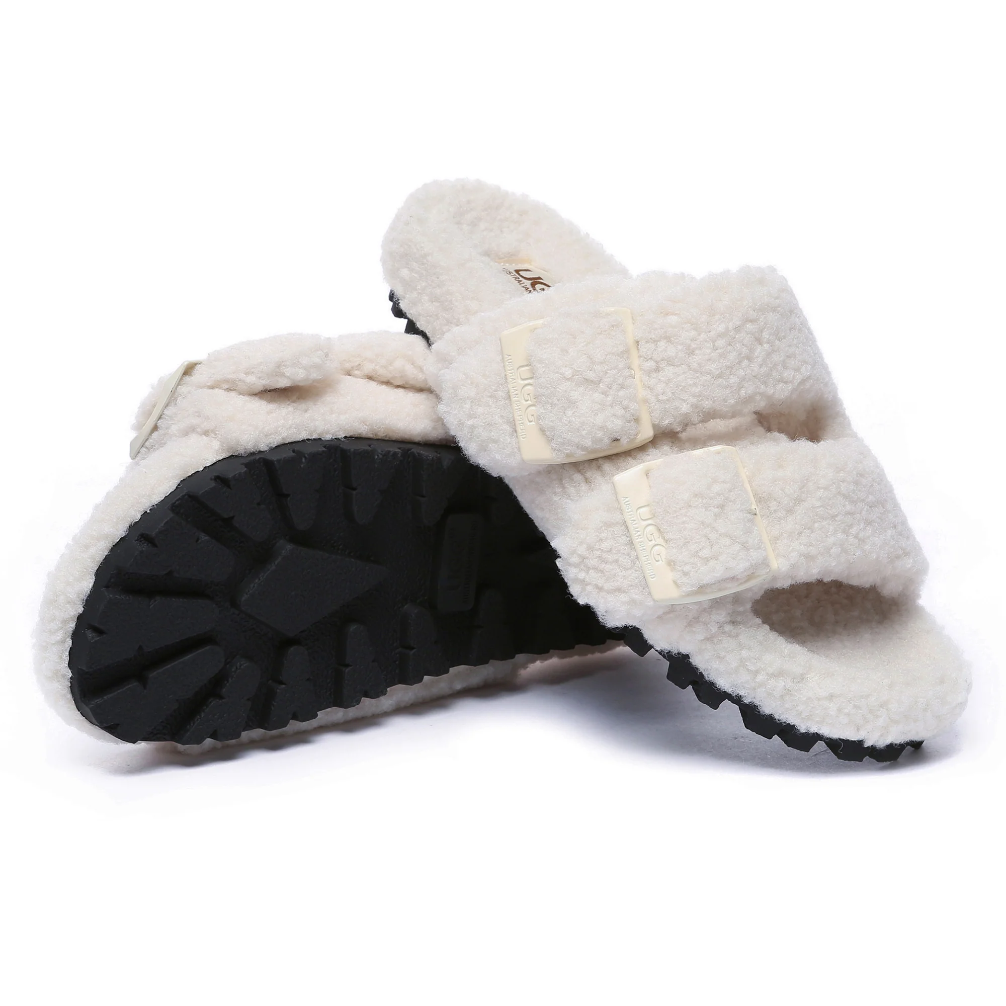UGG Slippers Women Adjustable Buckle Sandal Slides Ella - Image 5