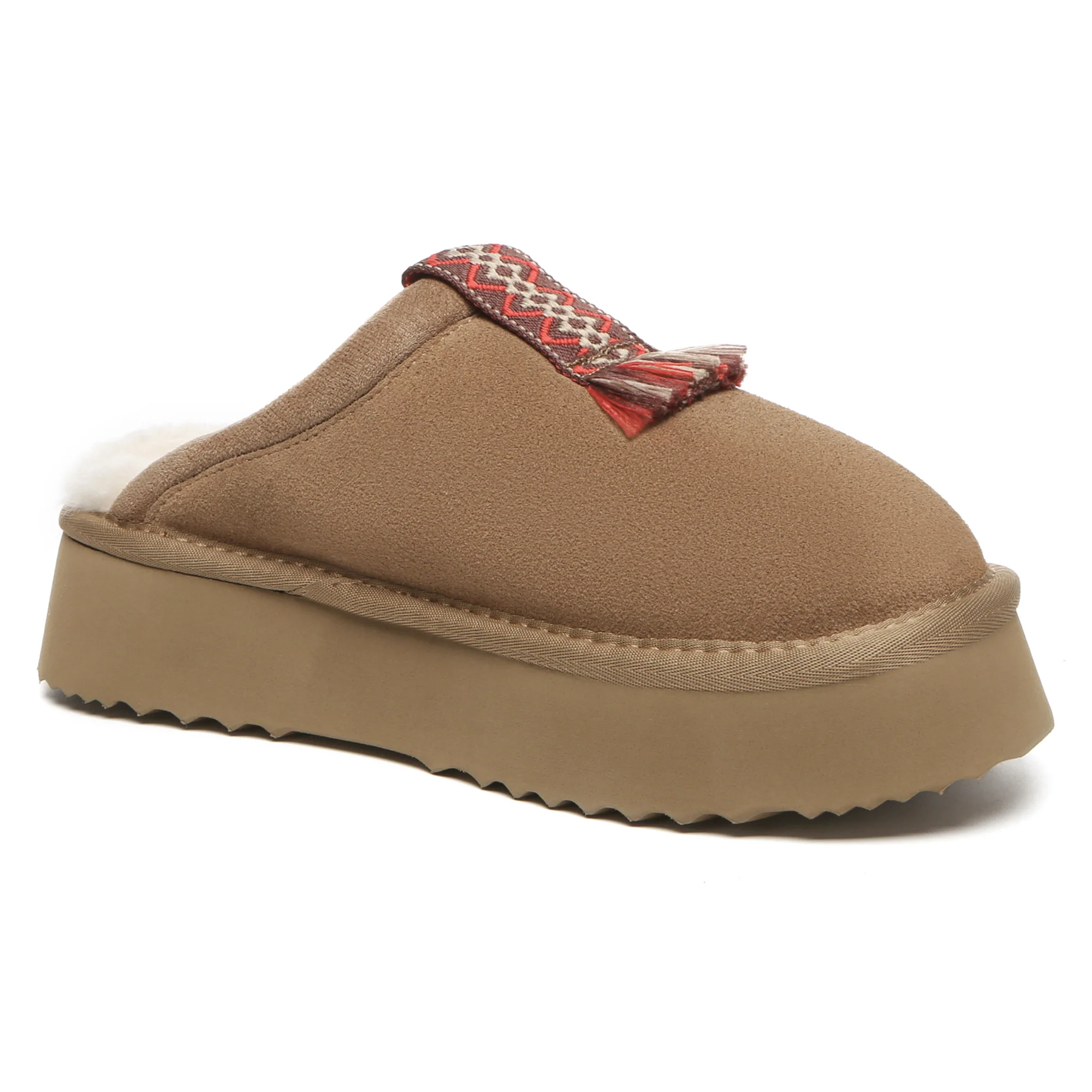 UGG Tassie Stitch Platform Slippers - Image 3
