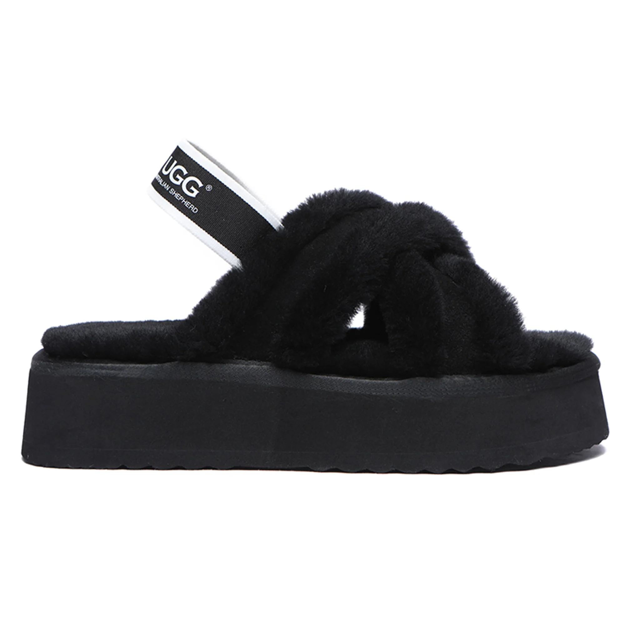 UGG Women Platform Cross Slides - Image 11