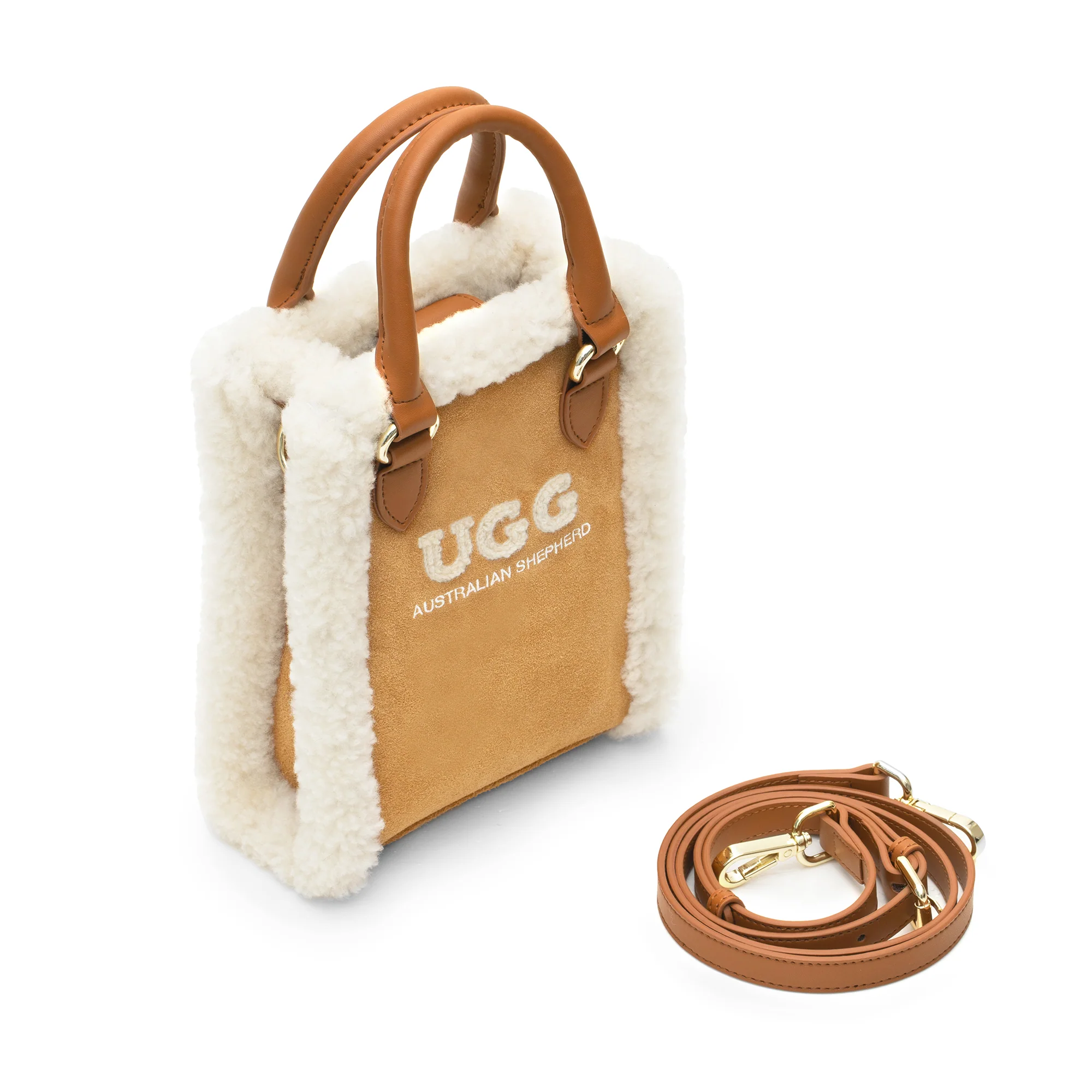 UGG Wool Bag with Adjustable Strap - Image 2
