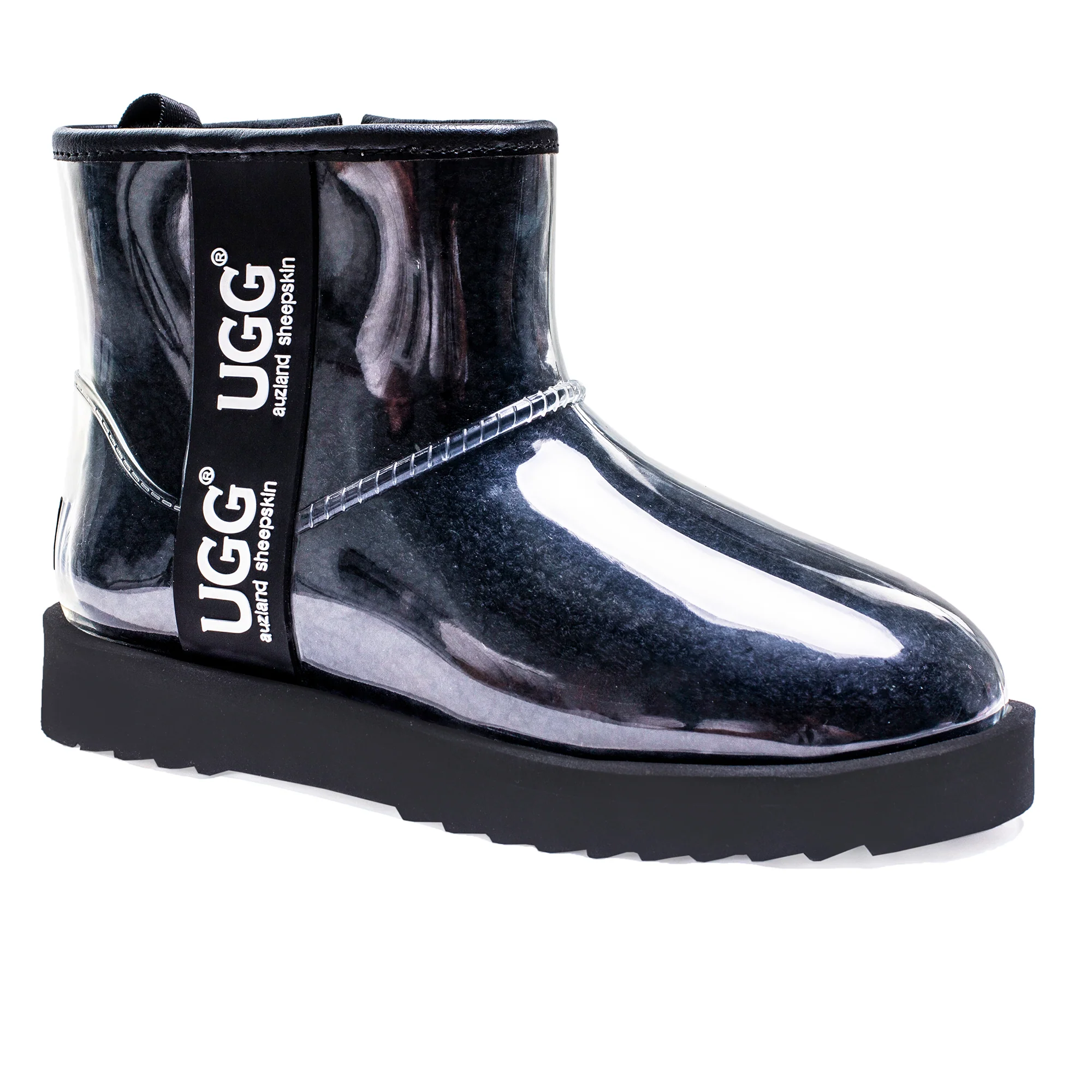 UGG Zipper Clear Mini Rain Boots - Image 3