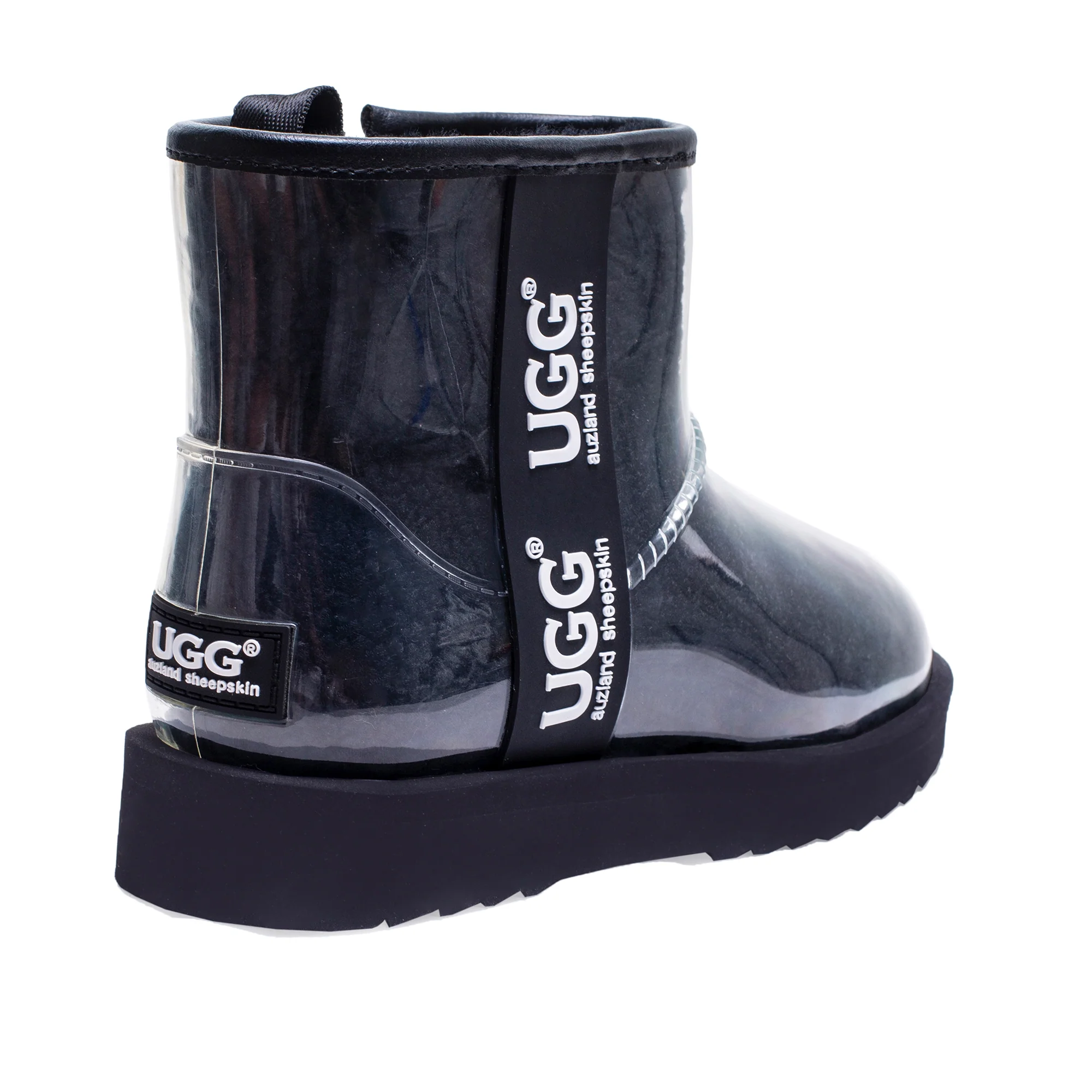 UGG Zipper Clear Mini Rain Boots - Image 4