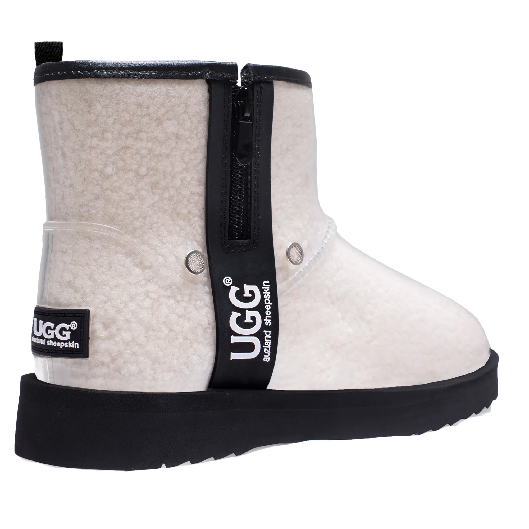 UGG Zipper Clear Mini Rain Boots - Image 9
