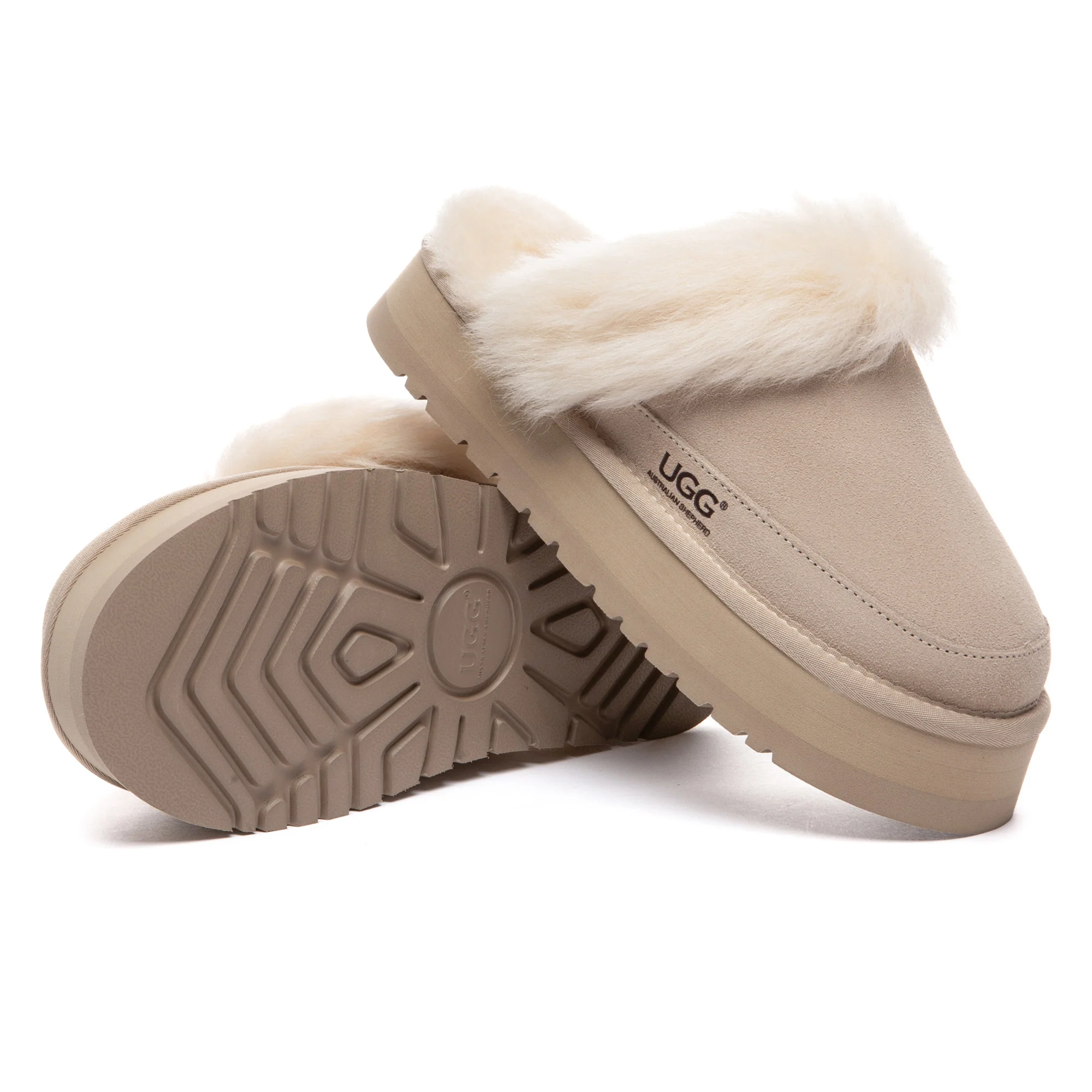 Ultra Fluffy Platform UGG Slippers - Image 4