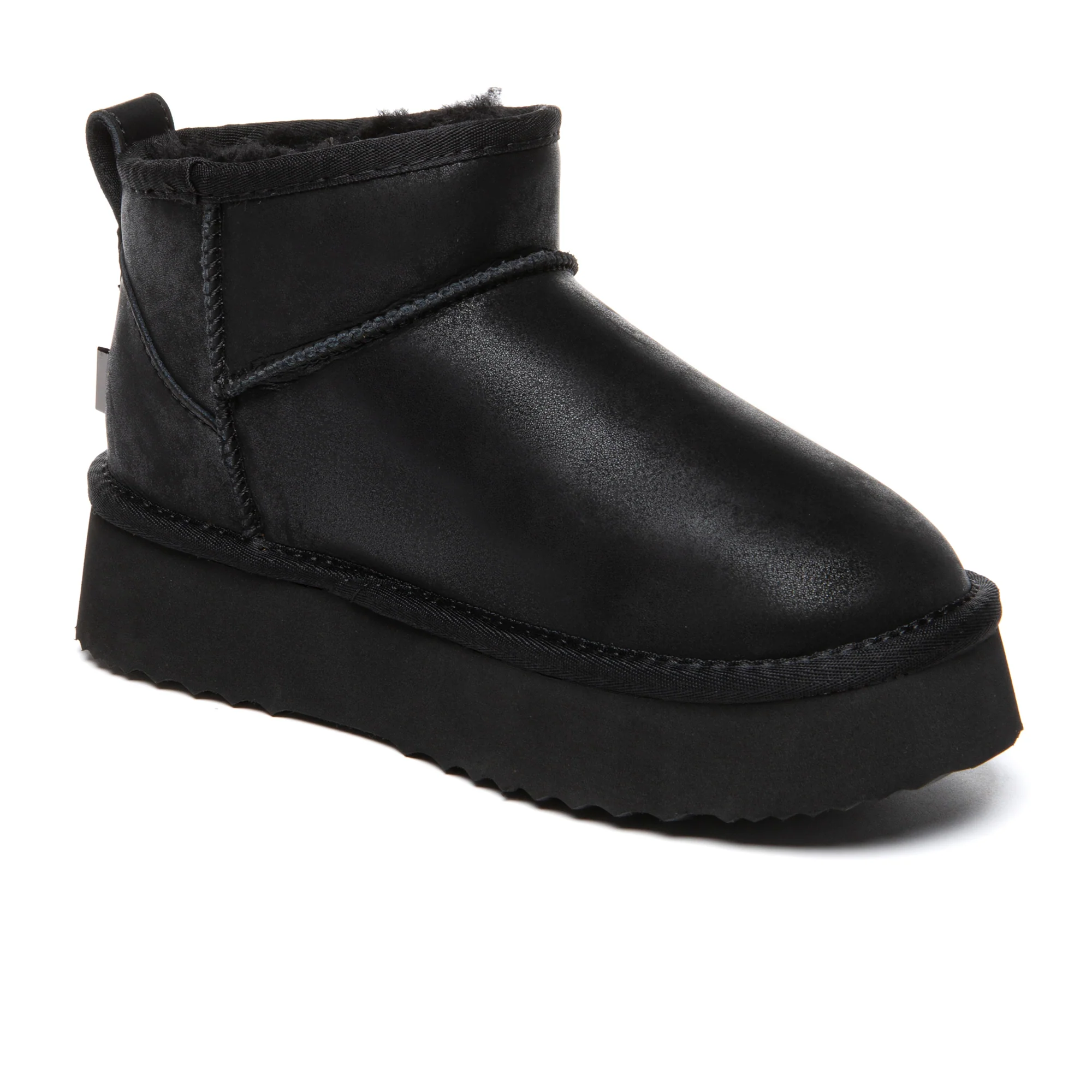 Ultra Mini Coated Suede Platform UGG Boots - Image 3