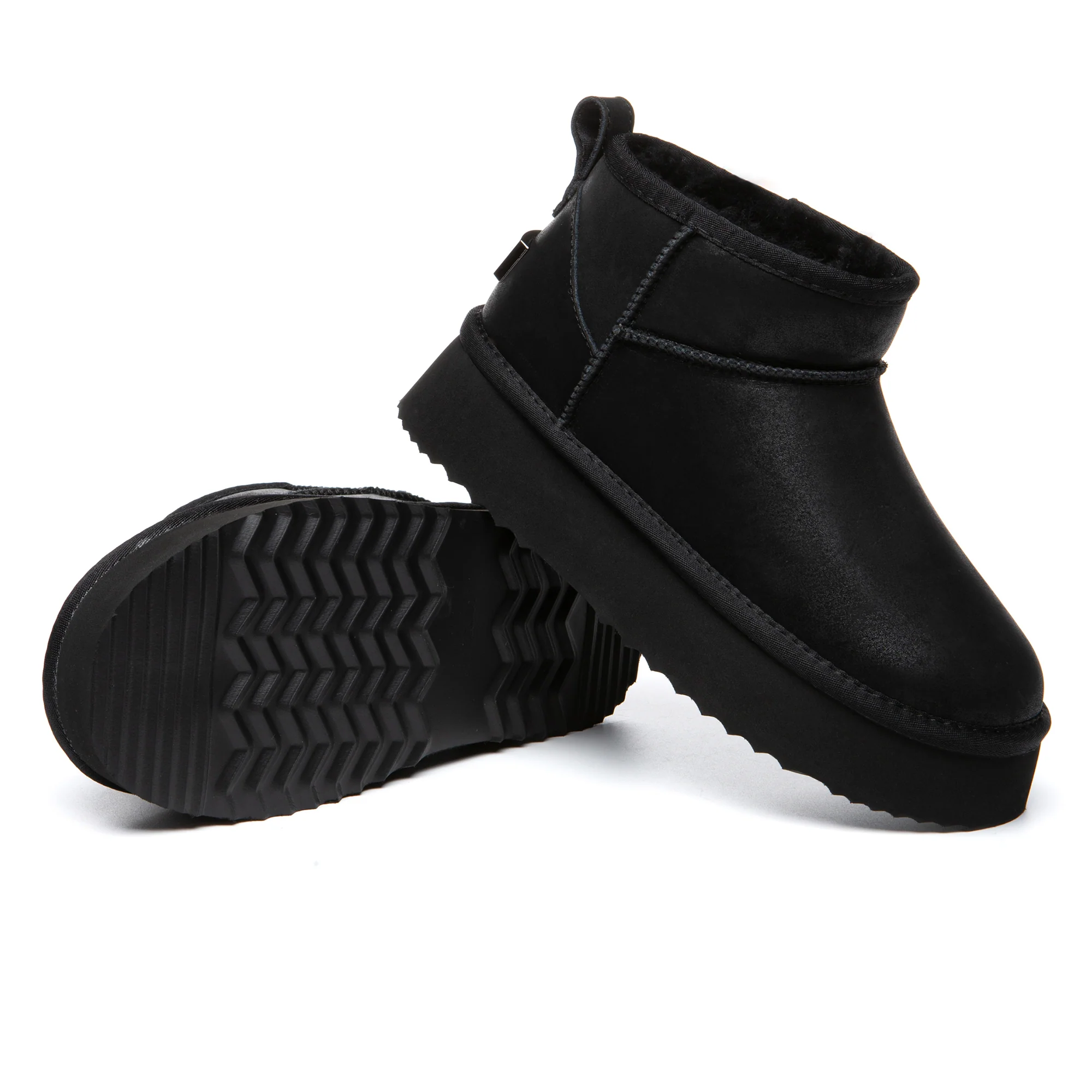 Ultra Mini Coated Suede Platform UGG Boots - Image 4
