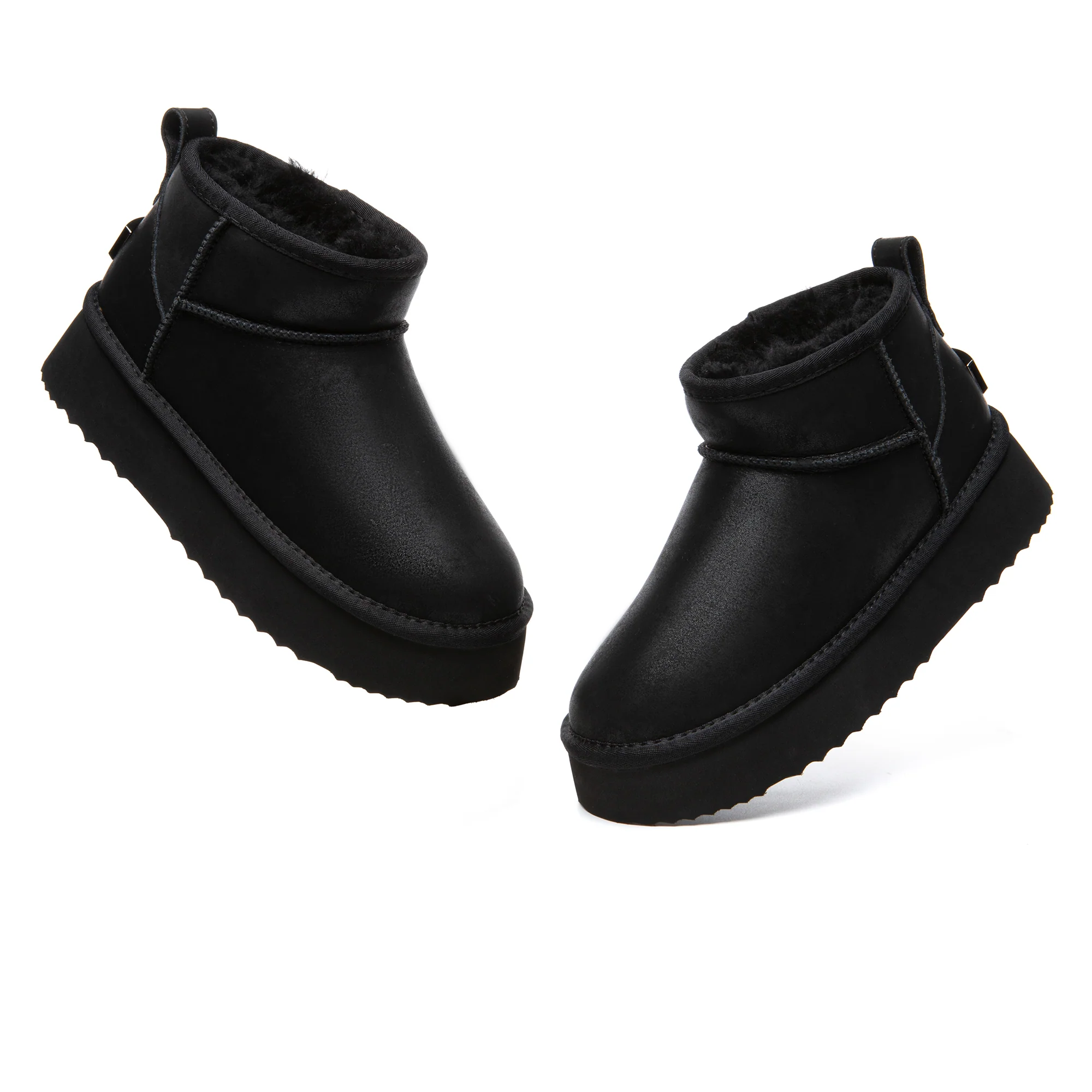 Ultra Mini Coated Suede Platform UGG Boots - Image 5