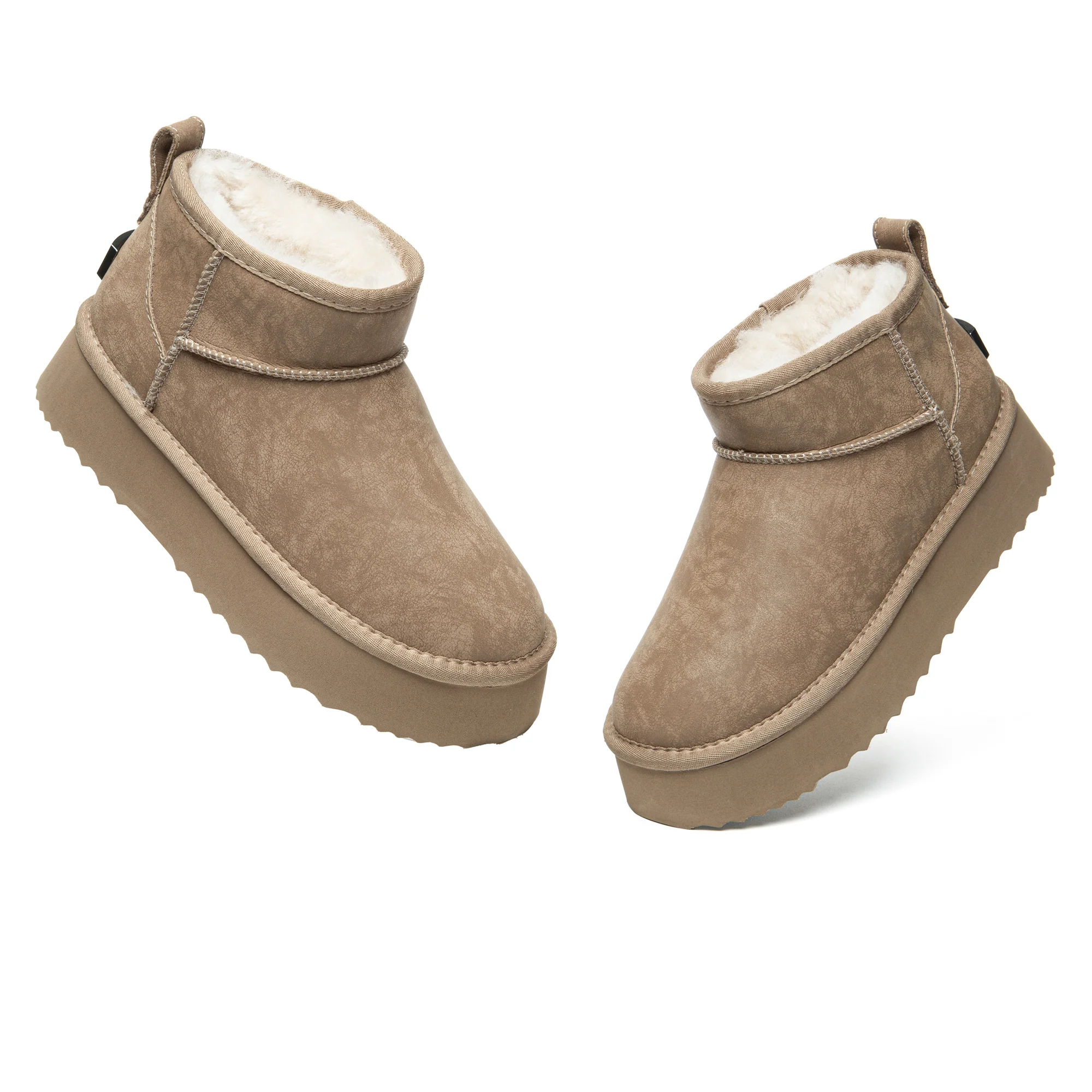 Ultra Mini Coated Suede Platform UGG Boots - Image 9
