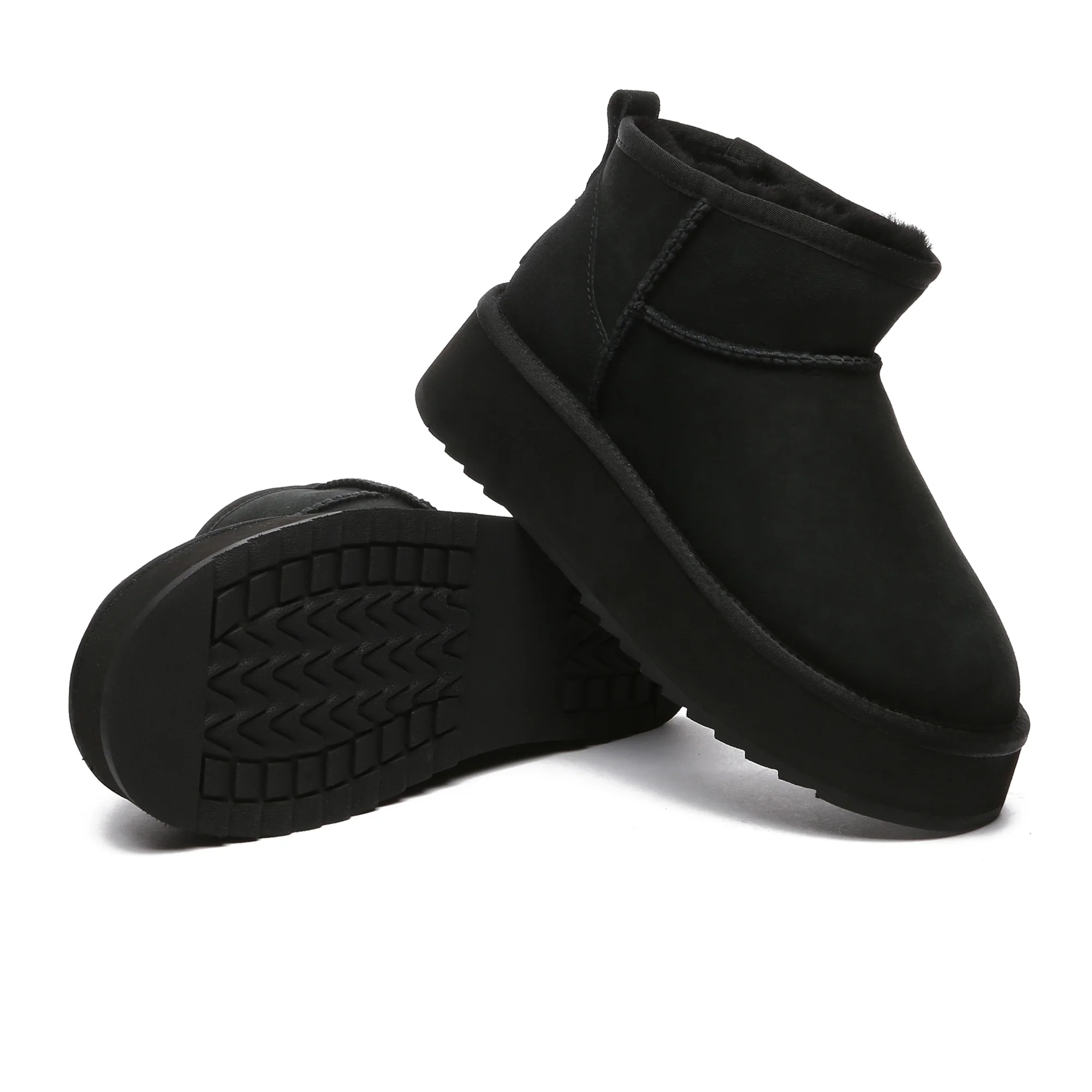 Ultra Mini Platform Sheepskin Winter Boots - Image 10