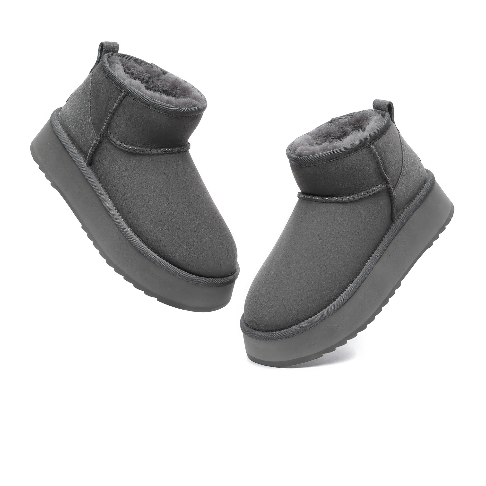 Ultra Mini Platform Sheepskin Winter Boots - Image 14