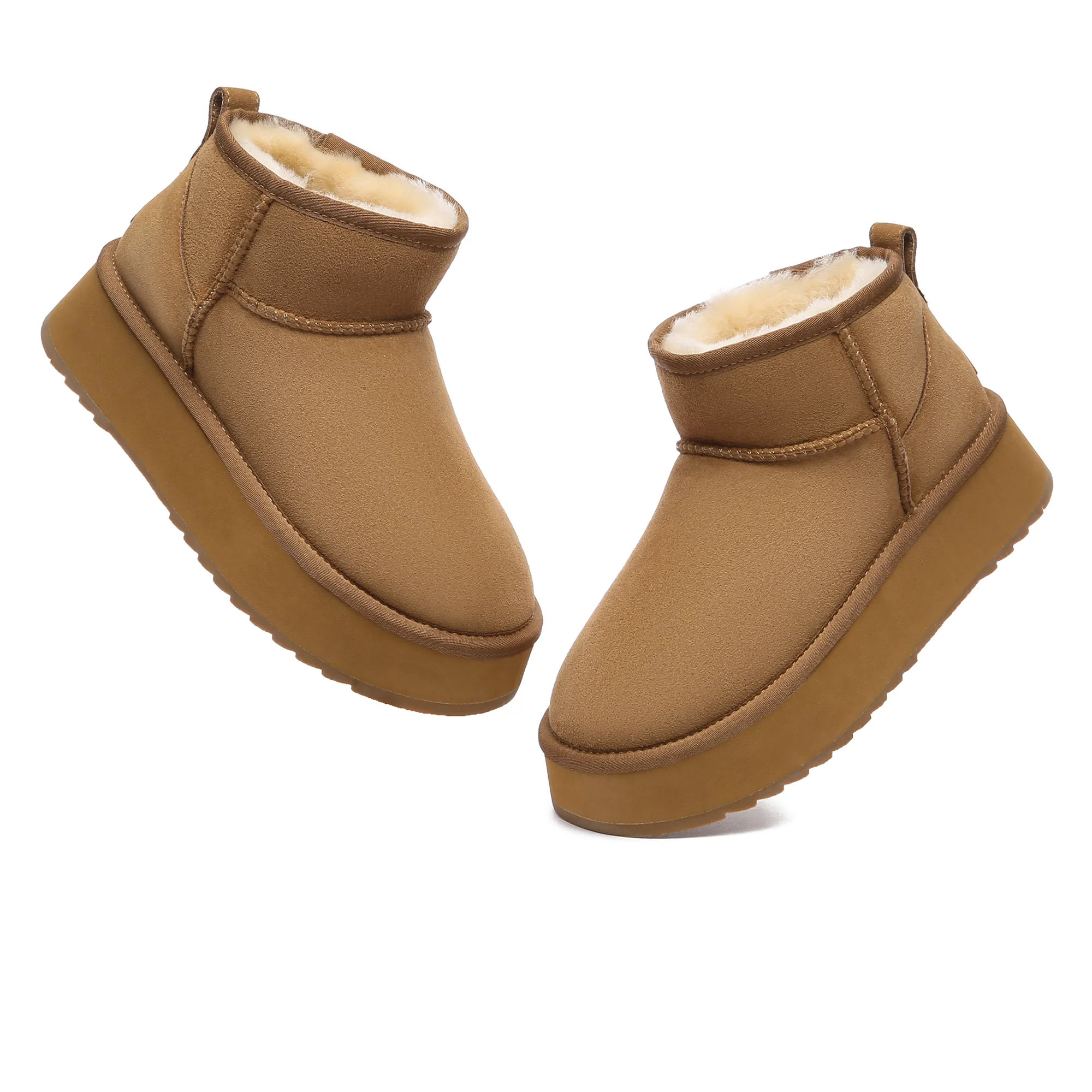 Ultra Mini Platform Sheepskin Winter Boots - Image 4