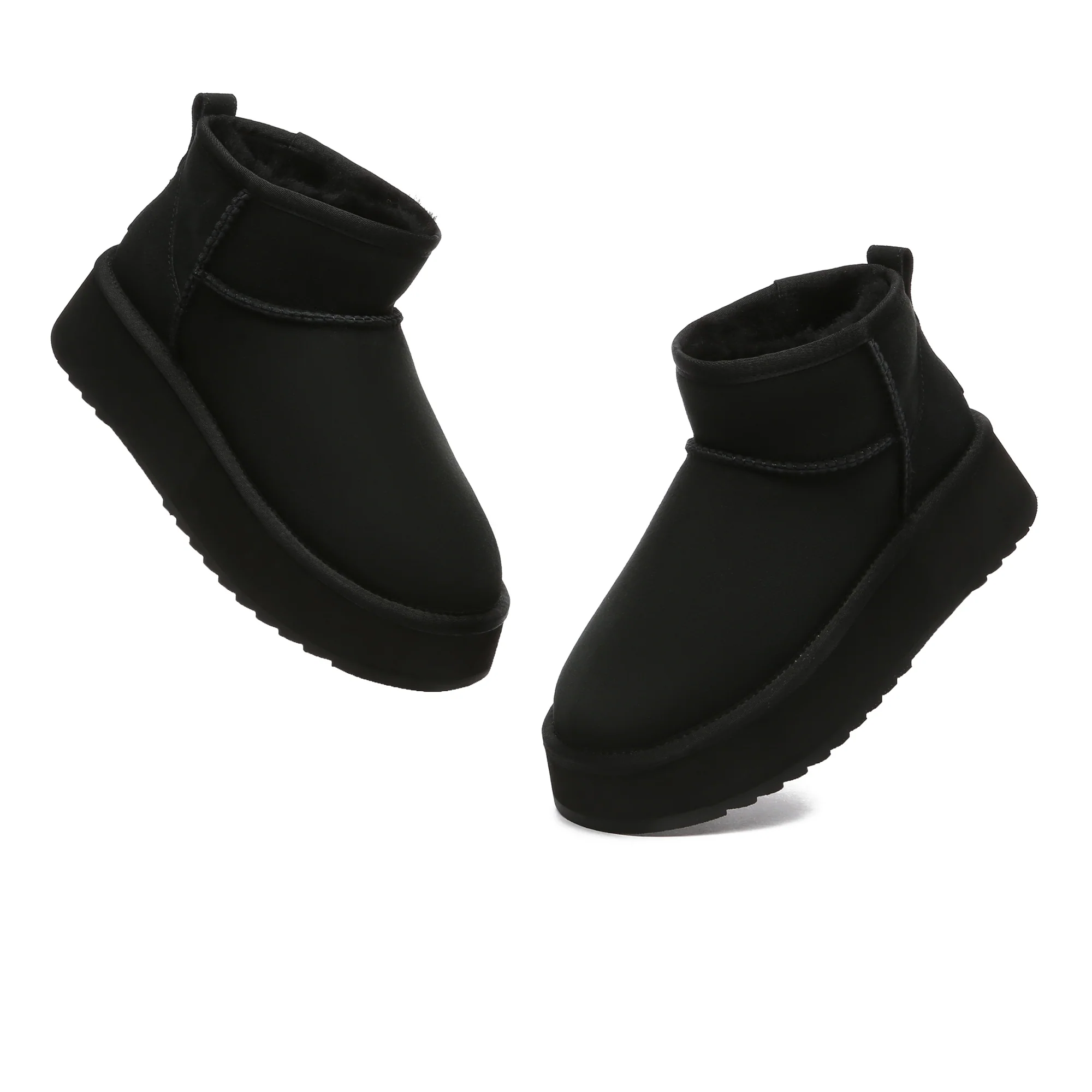 Ultra Mini Platform Sheepskin Winter Boots - Image 9