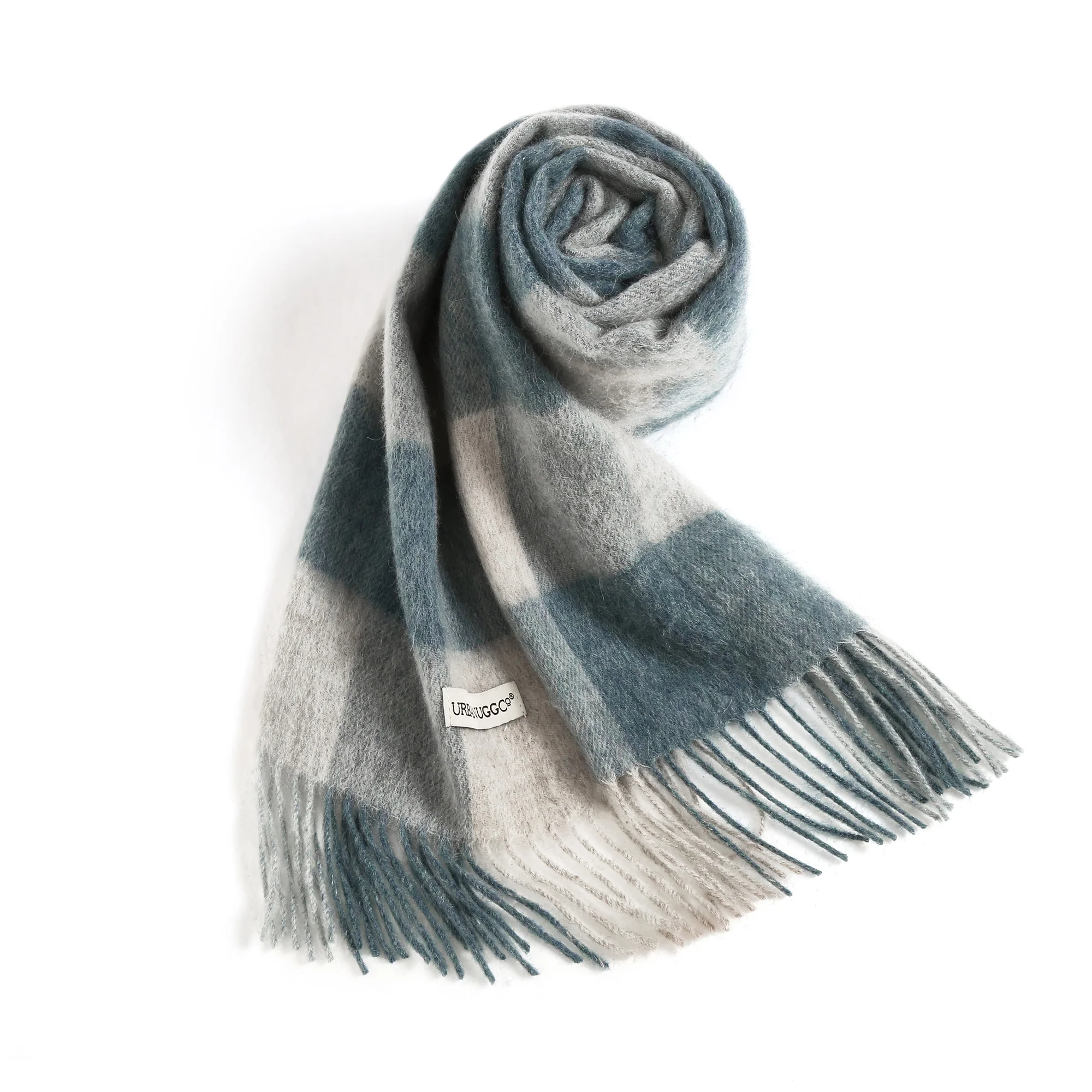 Urban UGG Tartan Pure Wool Scarf - Image 10