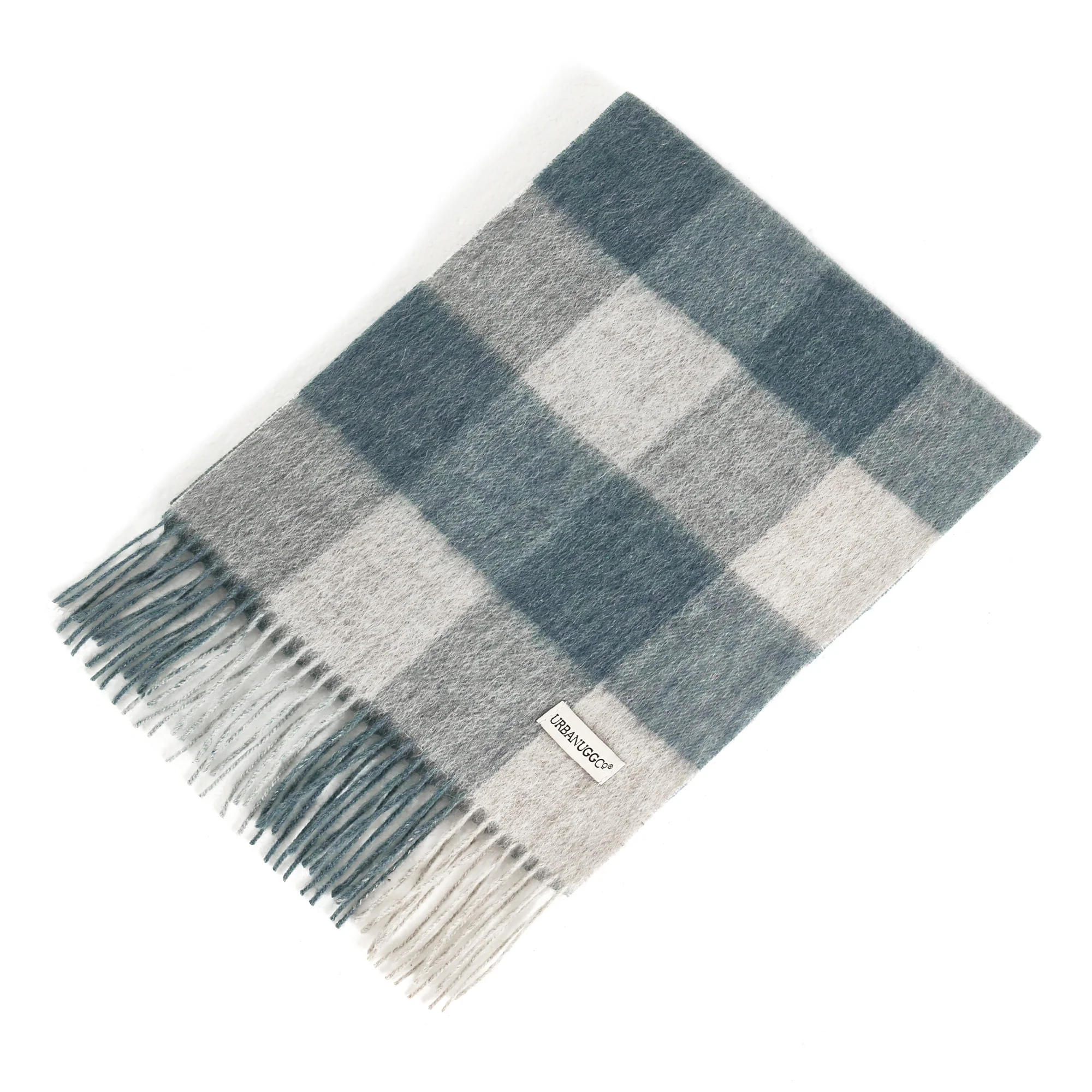 Urban UGG Tartan Pure Wool Scarf - Image 2
