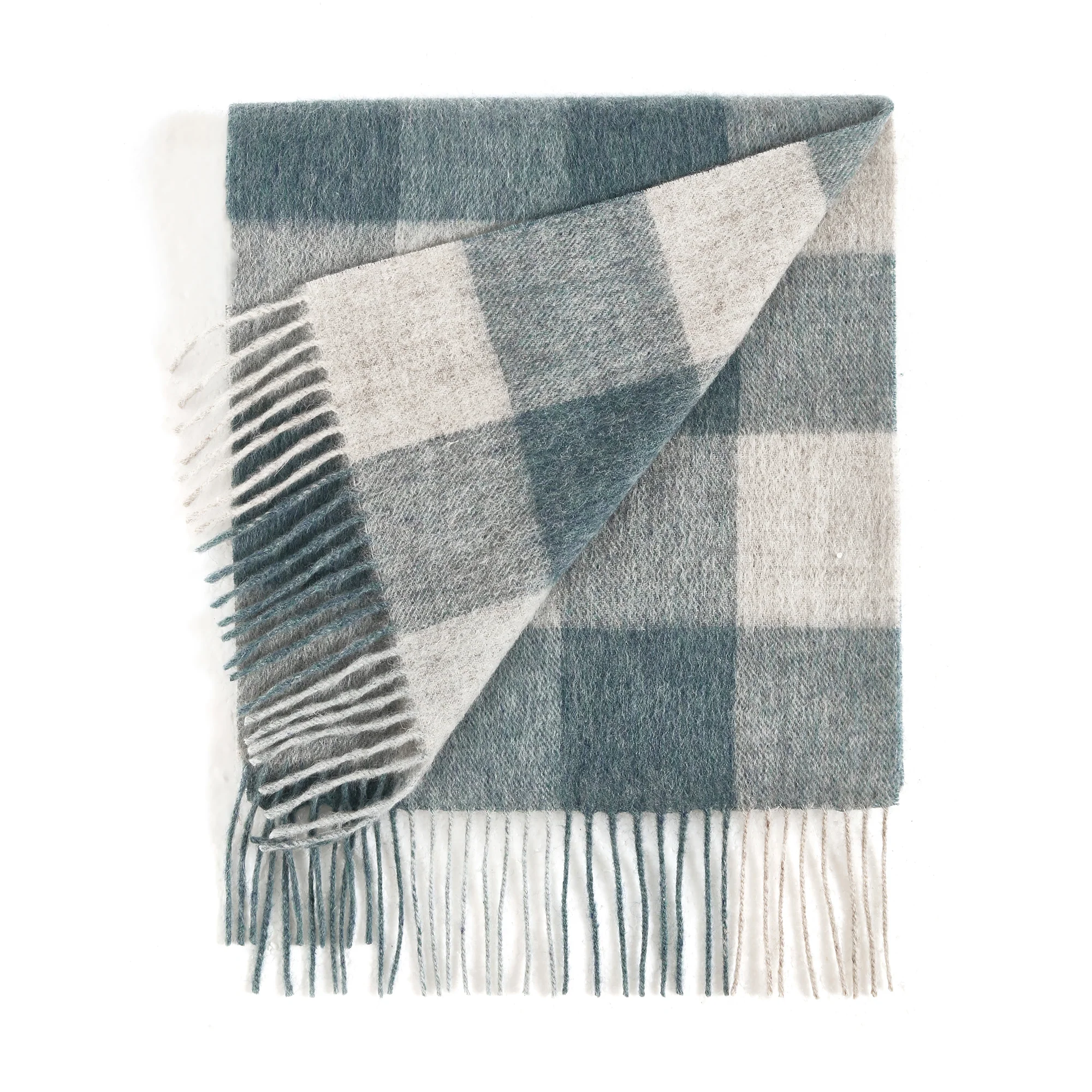Urban UGG Tartan Pure Wool Scarf - Image 4