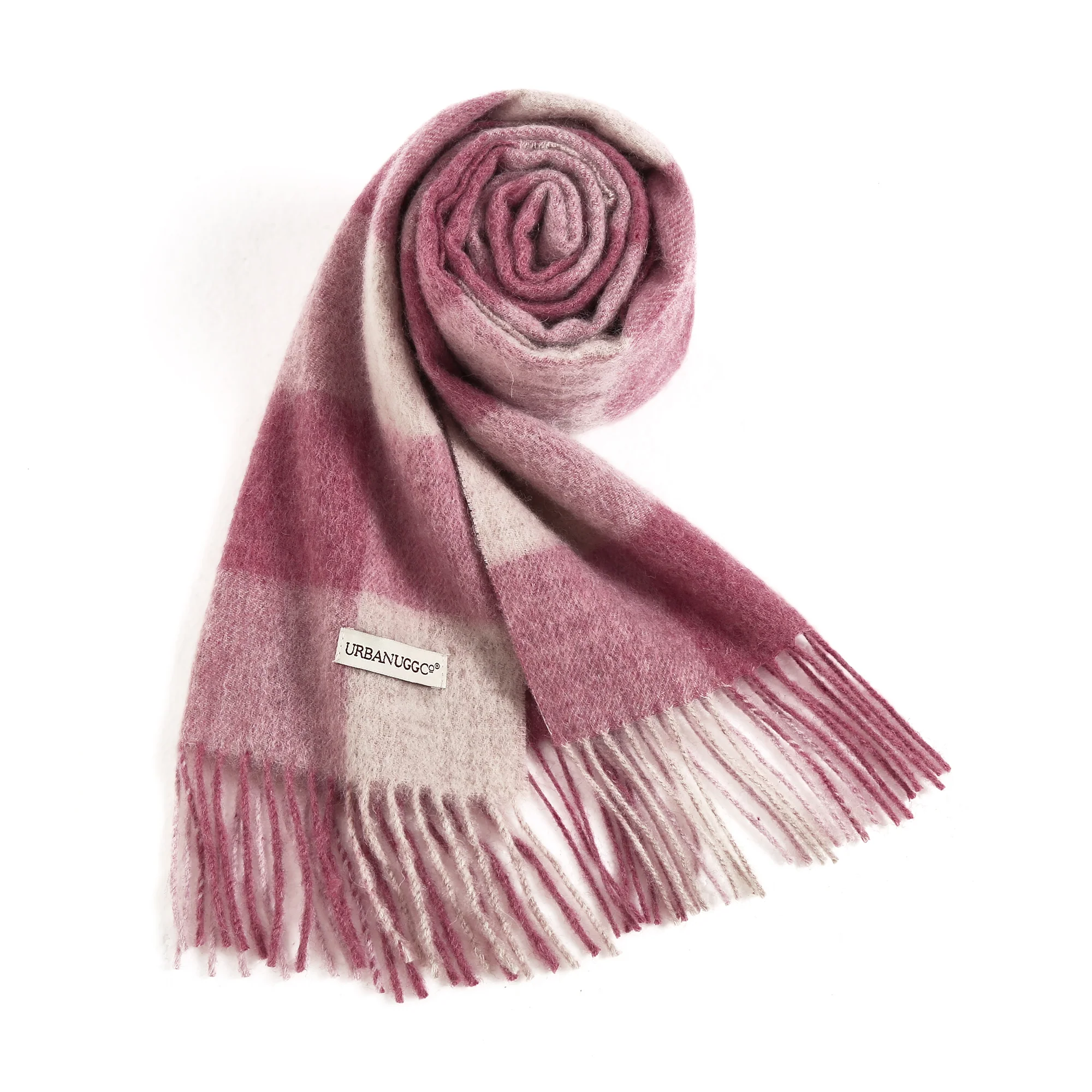 Urban UGG Tartan Pure Wool Scarf - Image 9