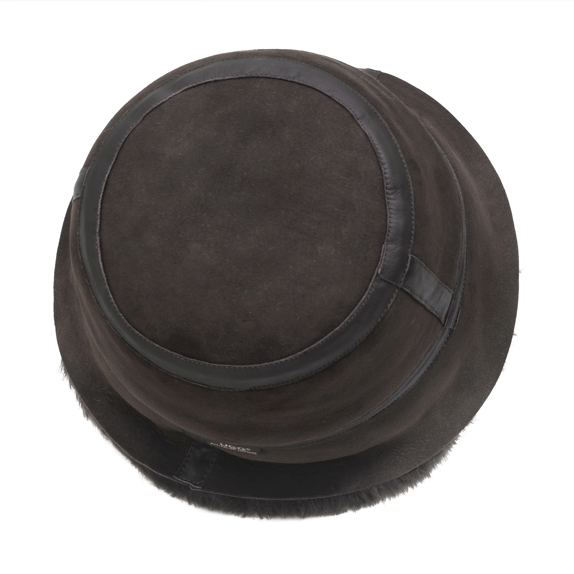 Winter UGG Sheepskin Wool Bucket Hat - Image 9