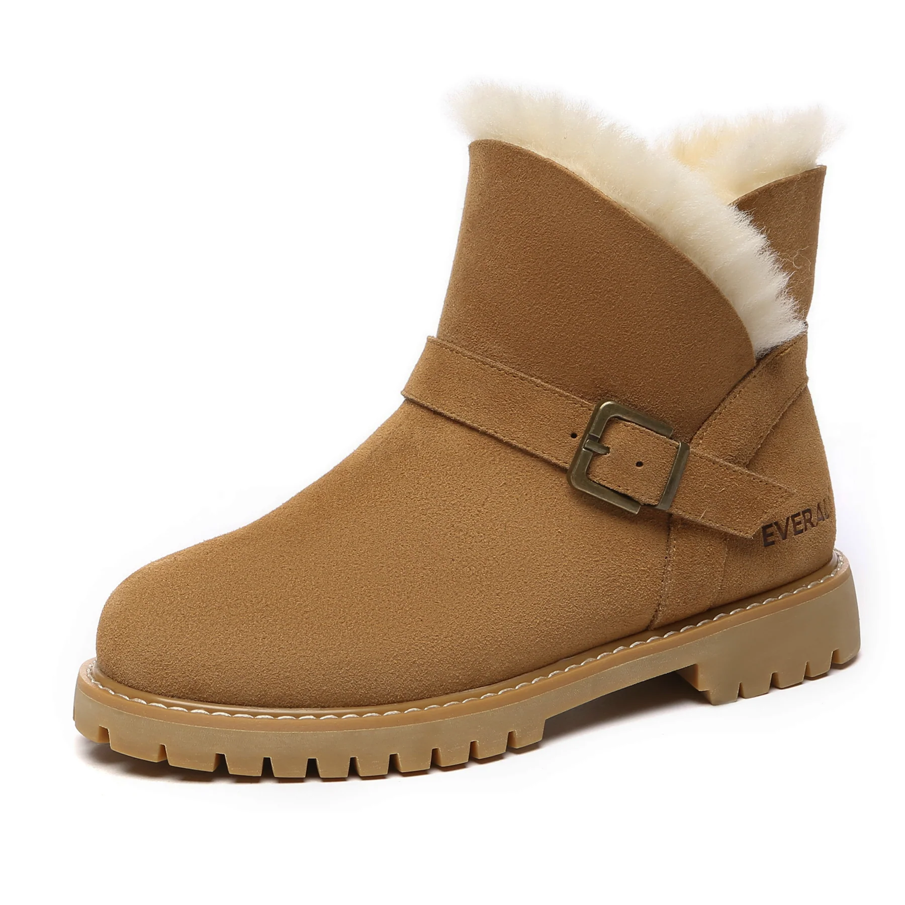 Women Buckle Mini UGG Boots - Image 2