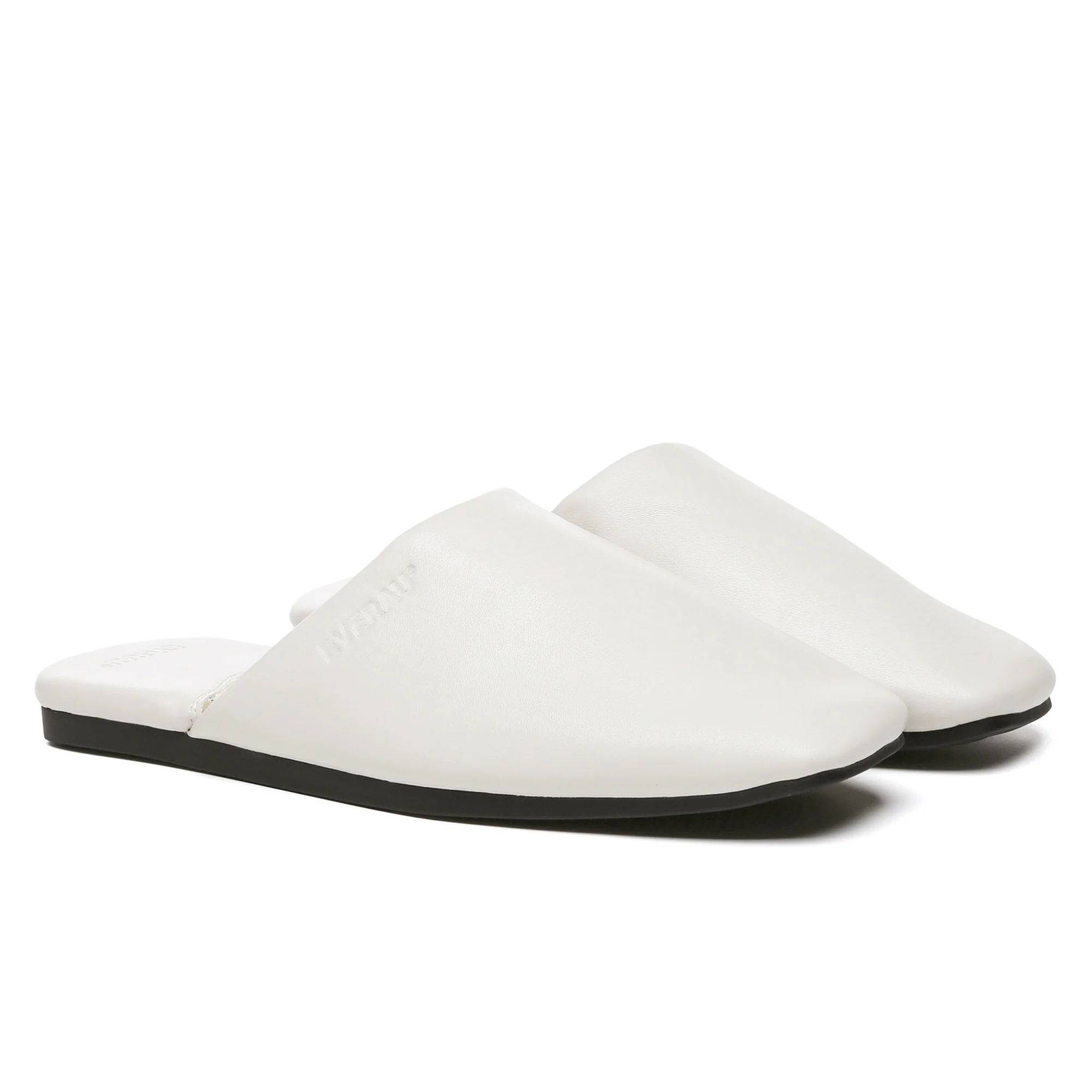 Women Leather Mules Flats - Image 9