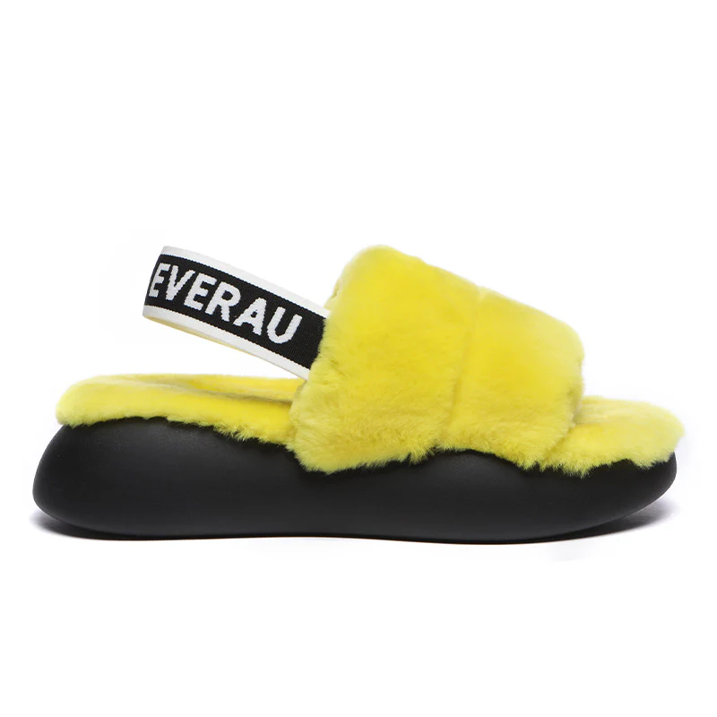 Women Sheepskin Wool Slingback Slippers - Image 16