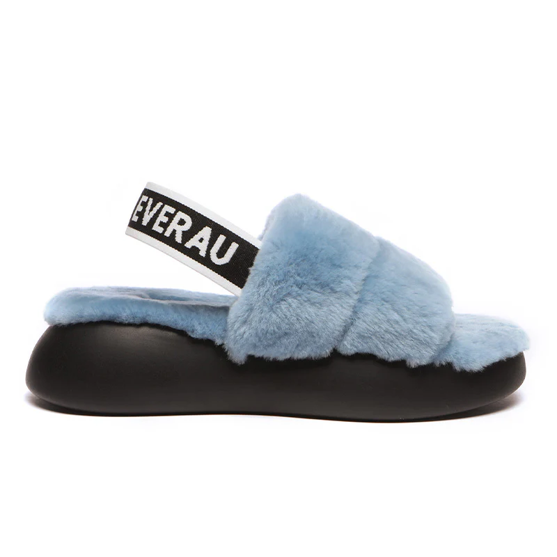 Women Sheepskin Wool Slingback Slippers - Image 25