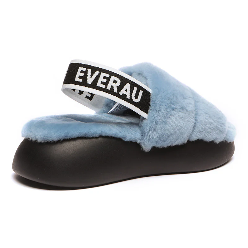 Women Sheepskin Wool Slingback Slippers - Image 26