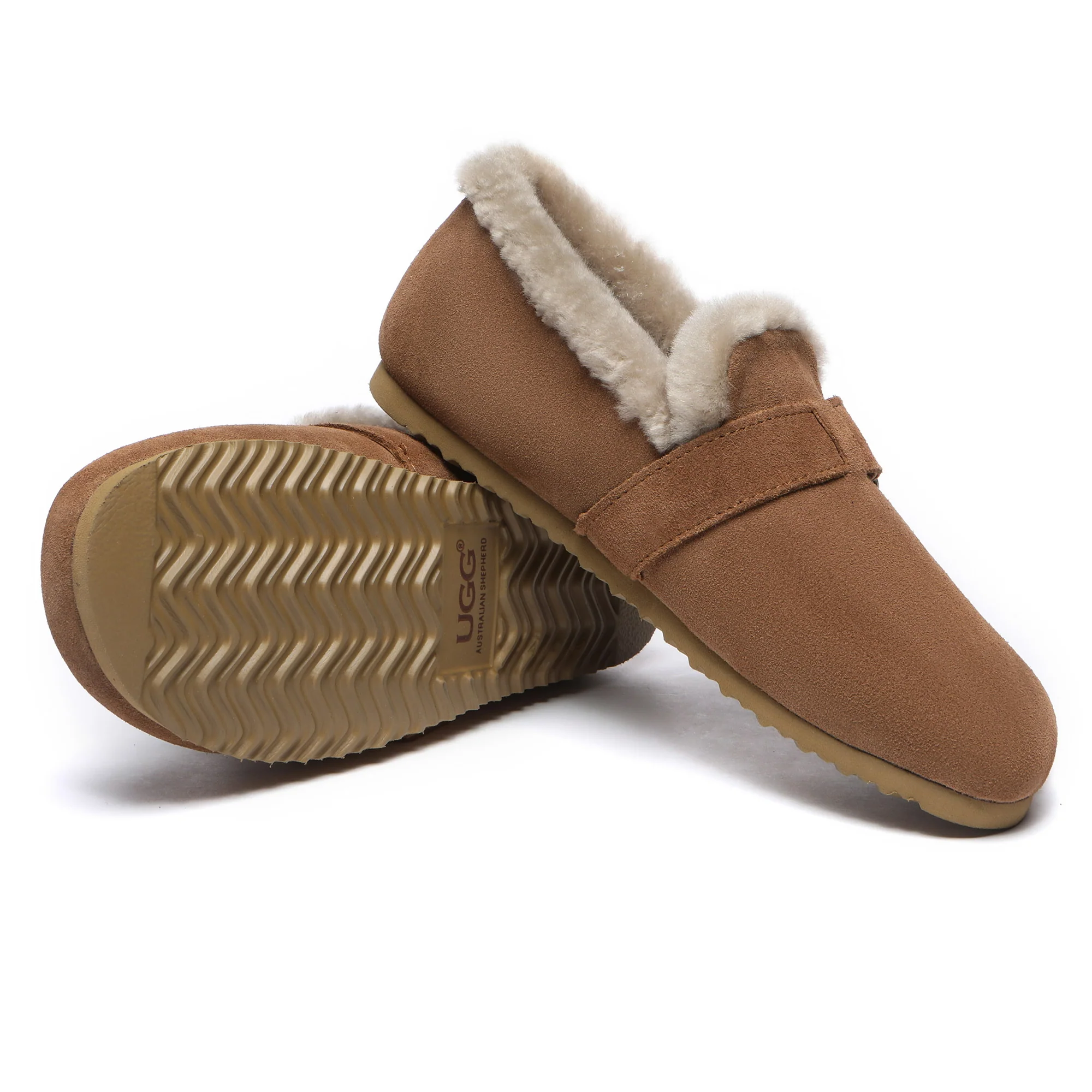 Women Suede Sheepskin Lined Loafer - Image 5