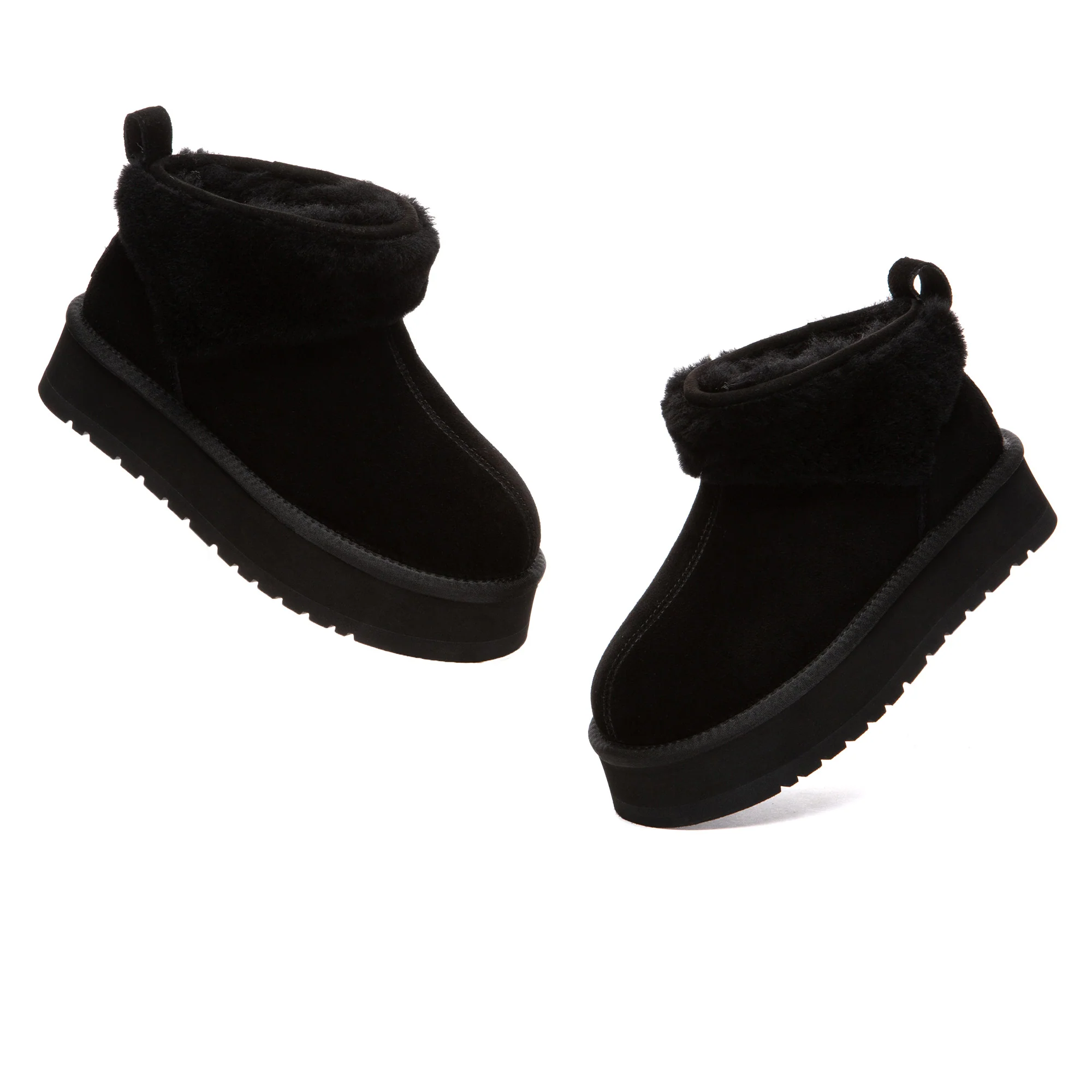 Wool Ankle Platform UGG Boots - Image 9